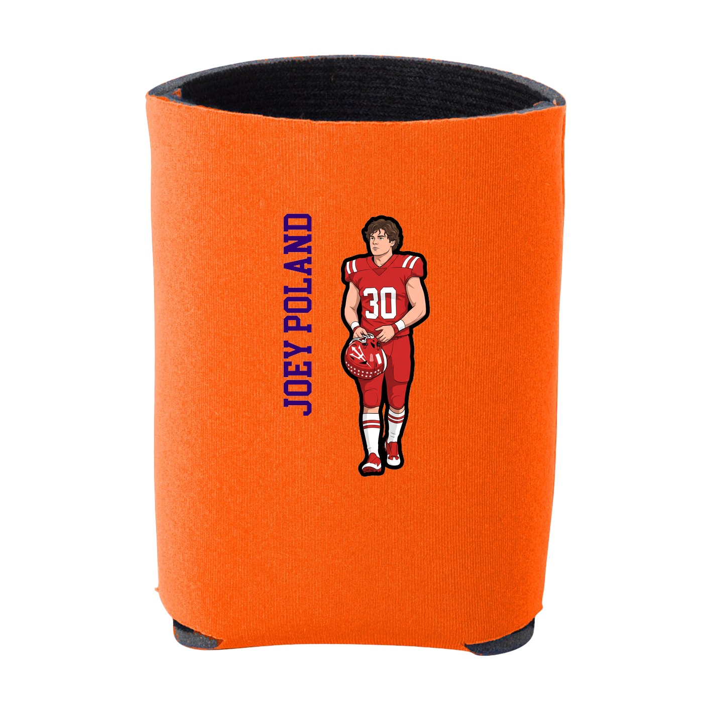Can Holder — Name Vertical in Orange