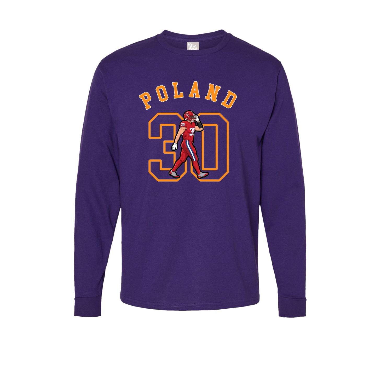 Long Sleeve Tee — Shirsey Arch in Purple