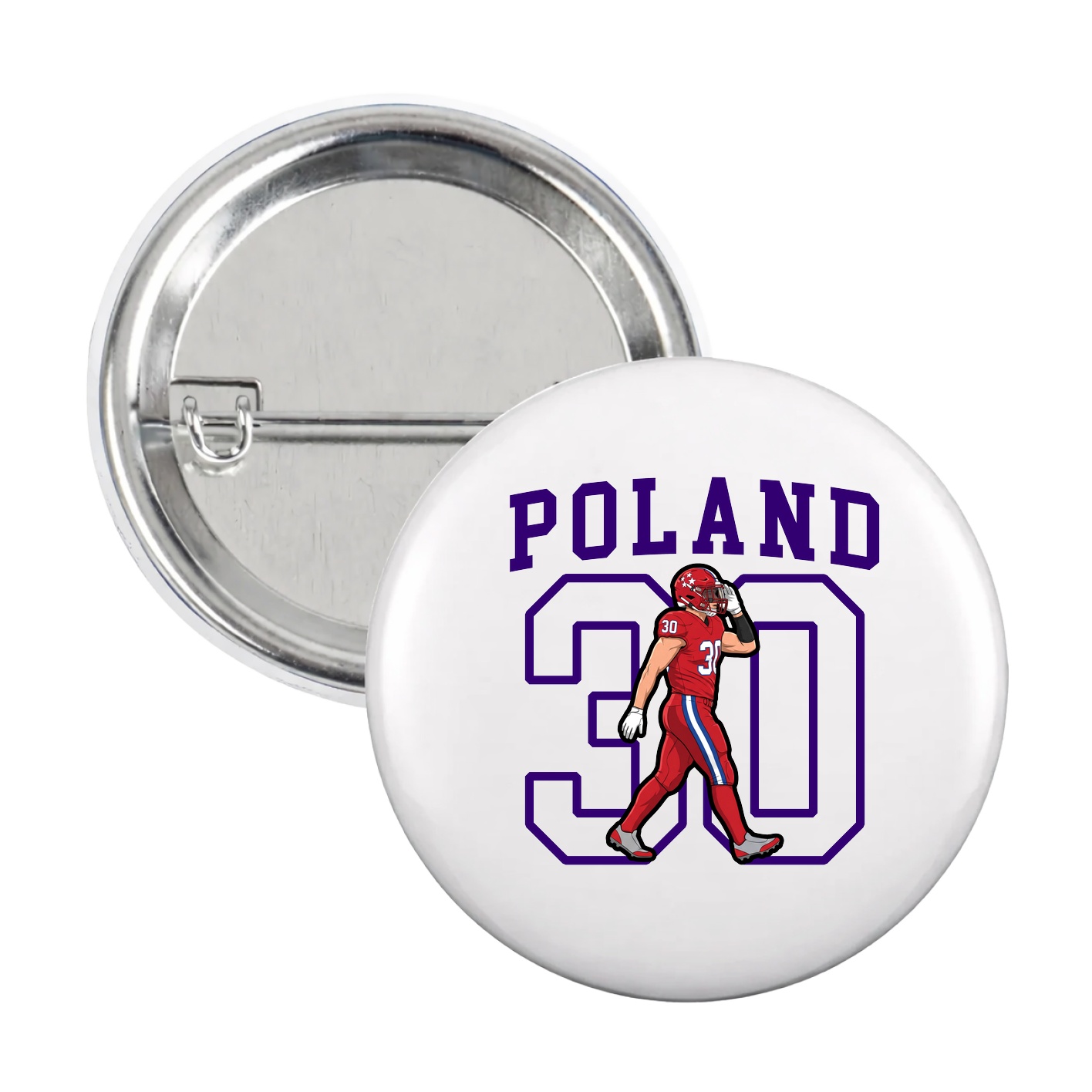 Game Day Button — Shirsey in White
