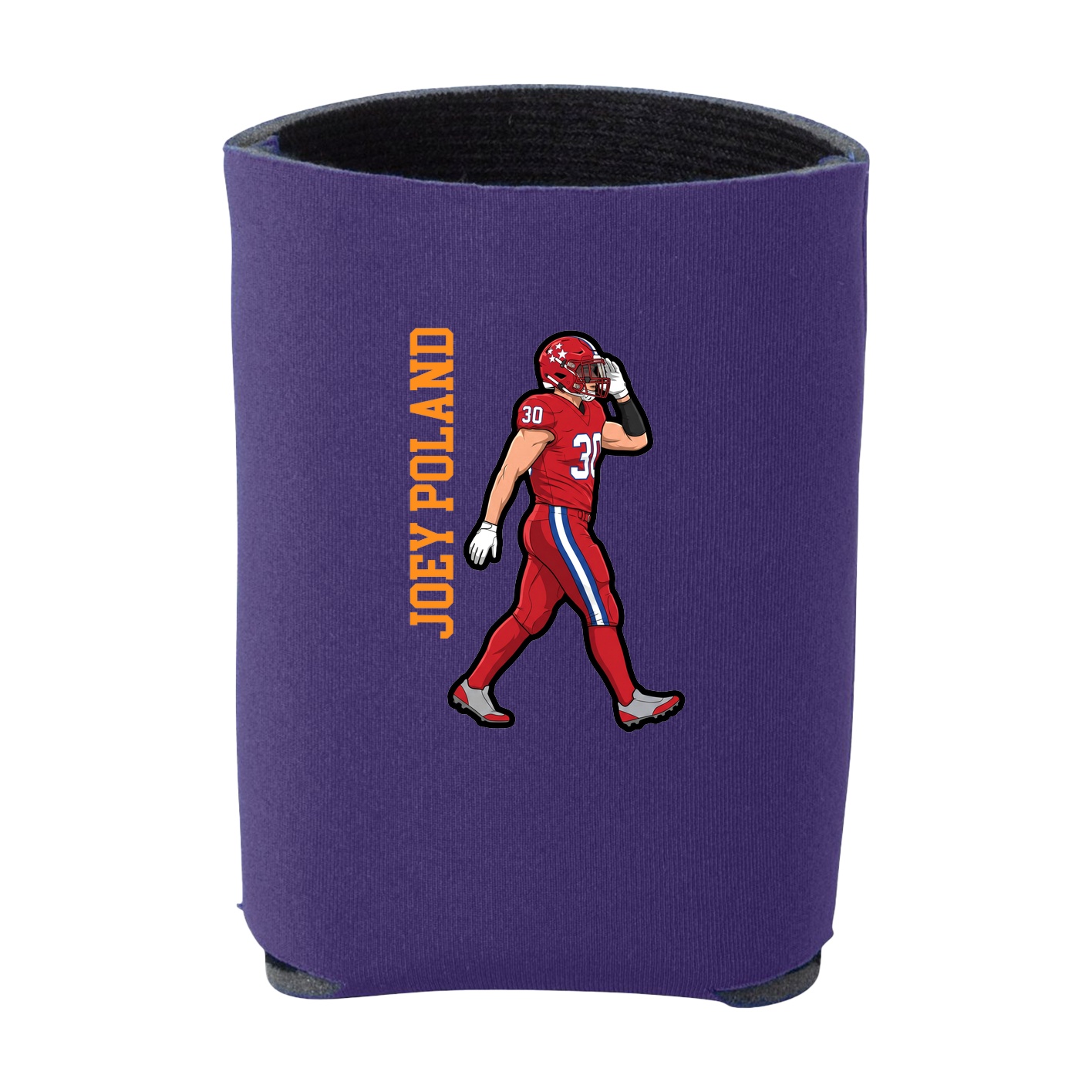 Can Holder — Name Vertical in Purple