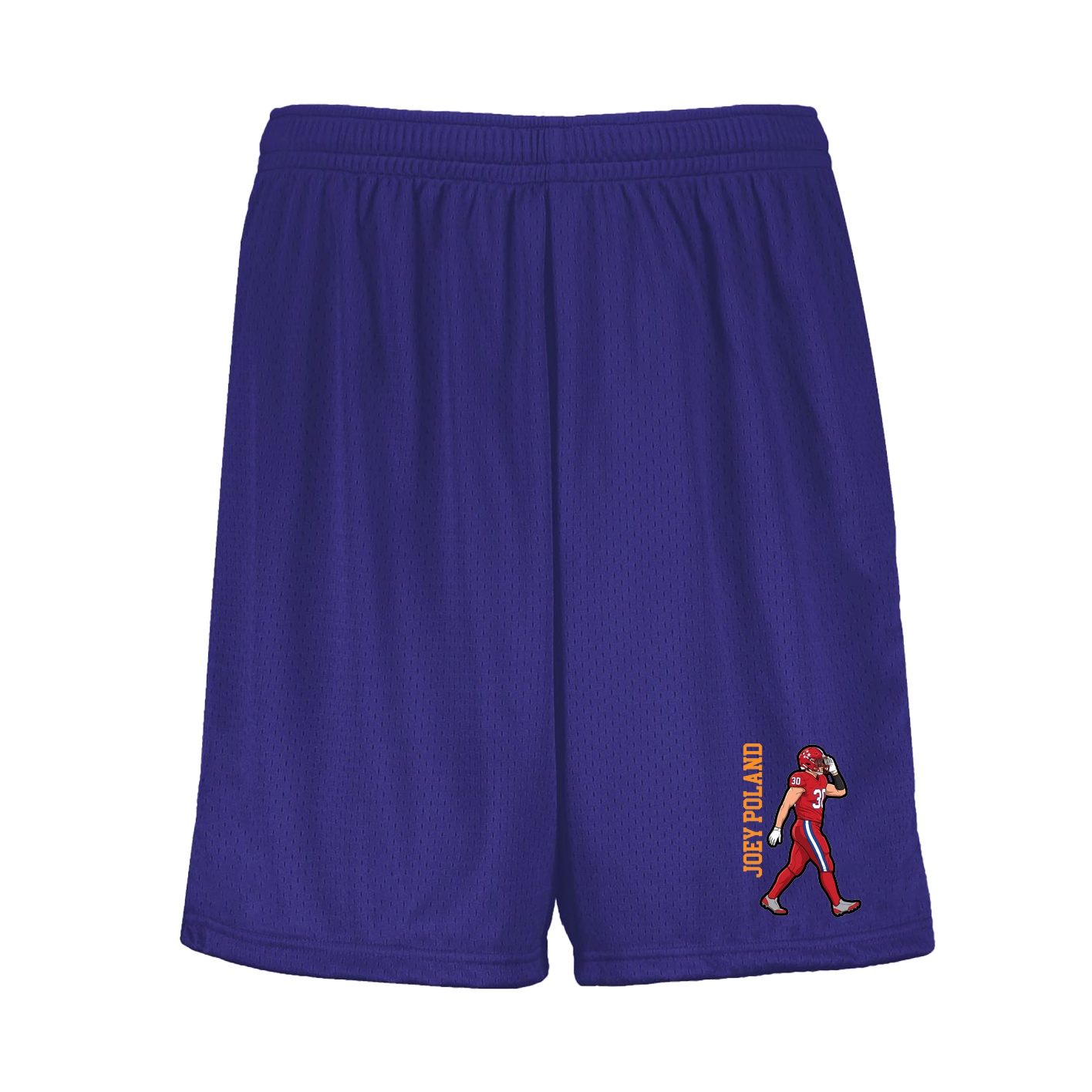 Shorts — Name Vertical in Purple