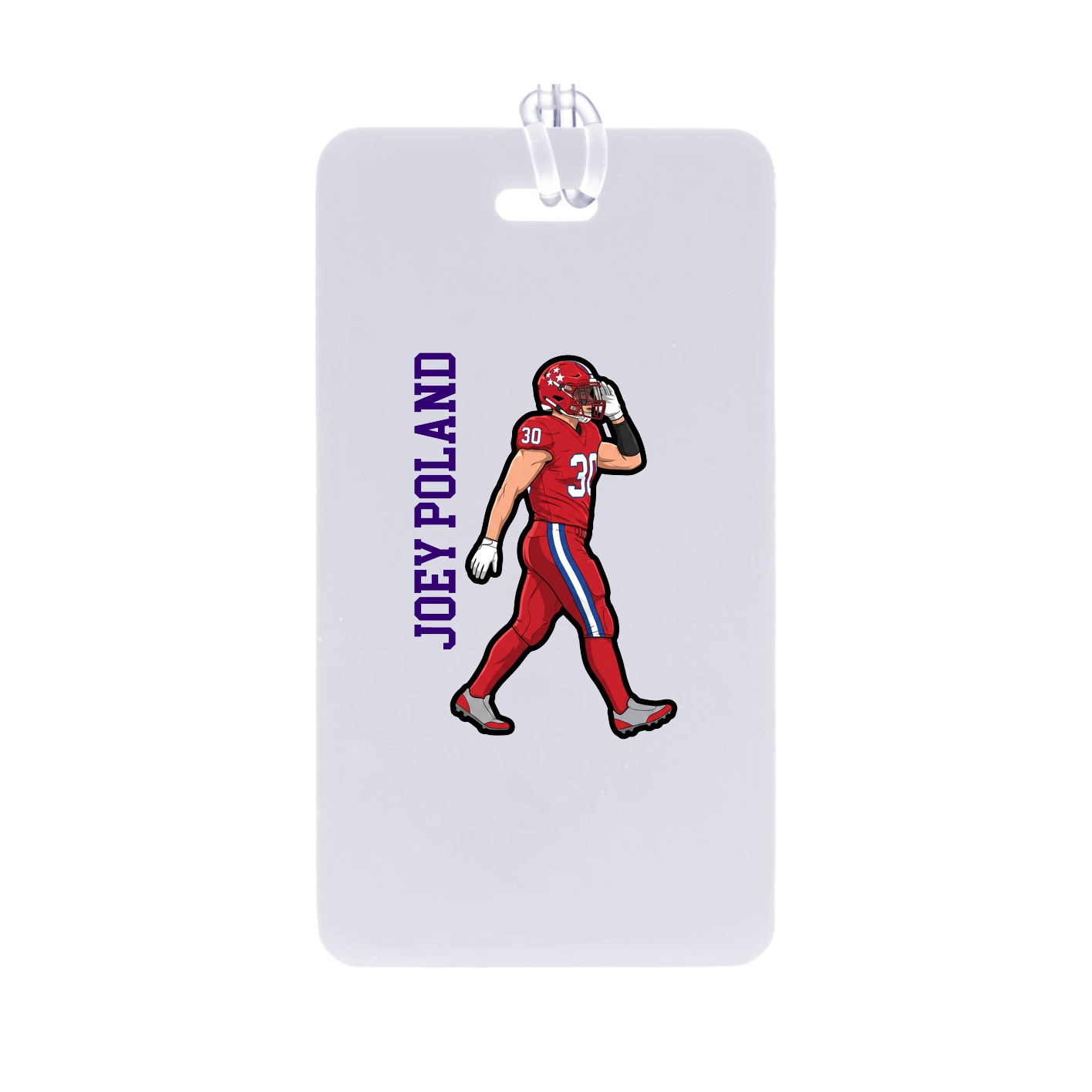 Bag Tag — Name Vertical in Classic