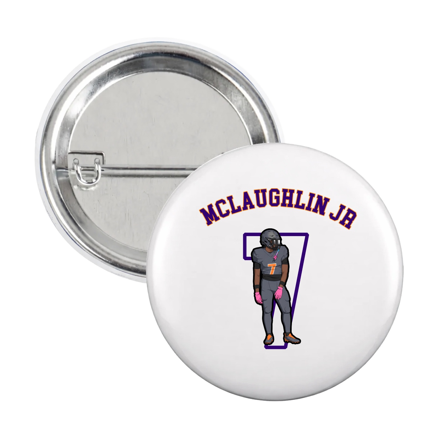 Game Day Button — Shirsey Arch in White