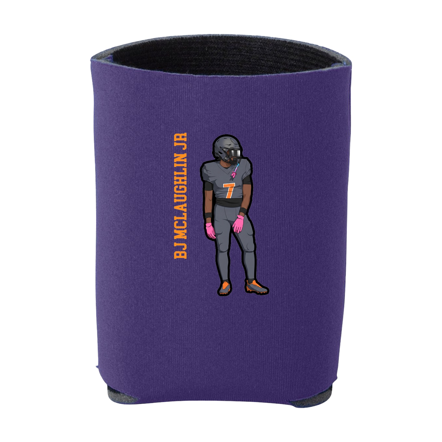 Can Holder — Name Vertical in Purple
