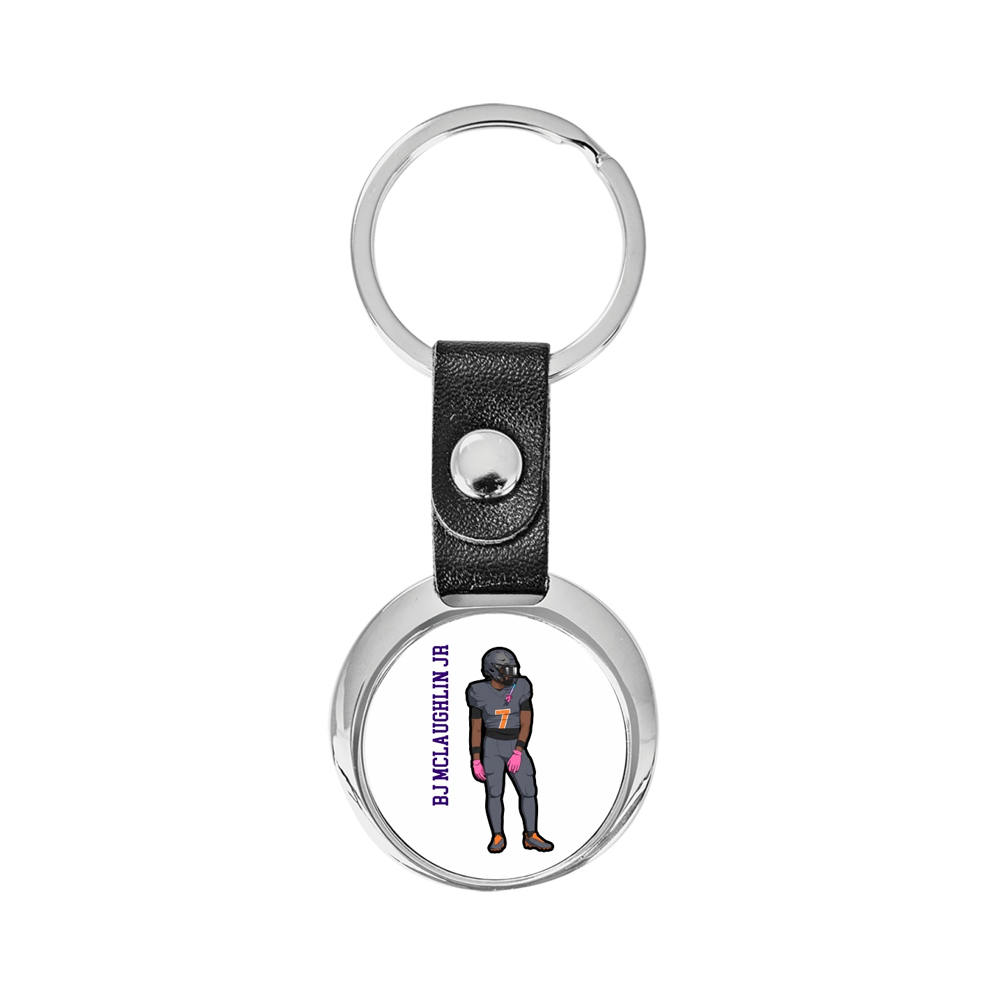 Key Chain — Name Vertical in Classic