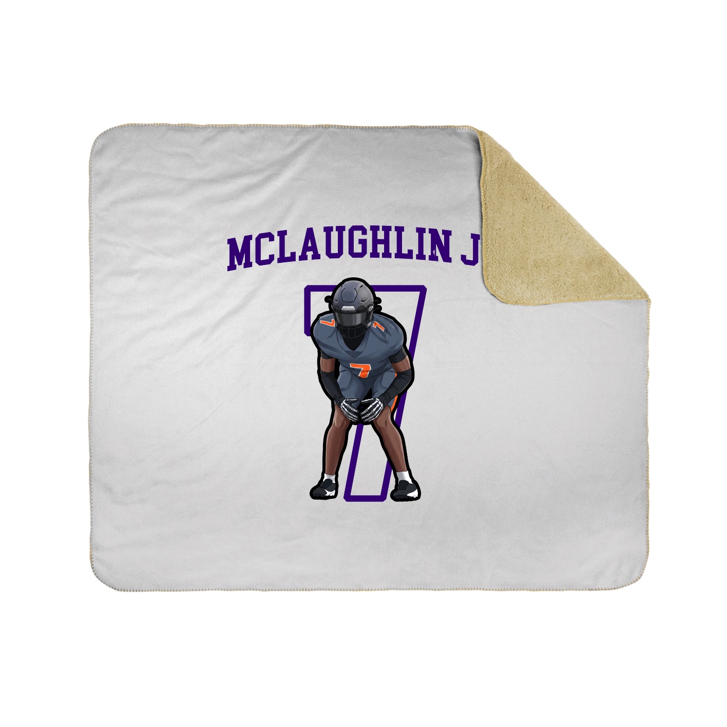 Throw Blanket — Shirsey in White