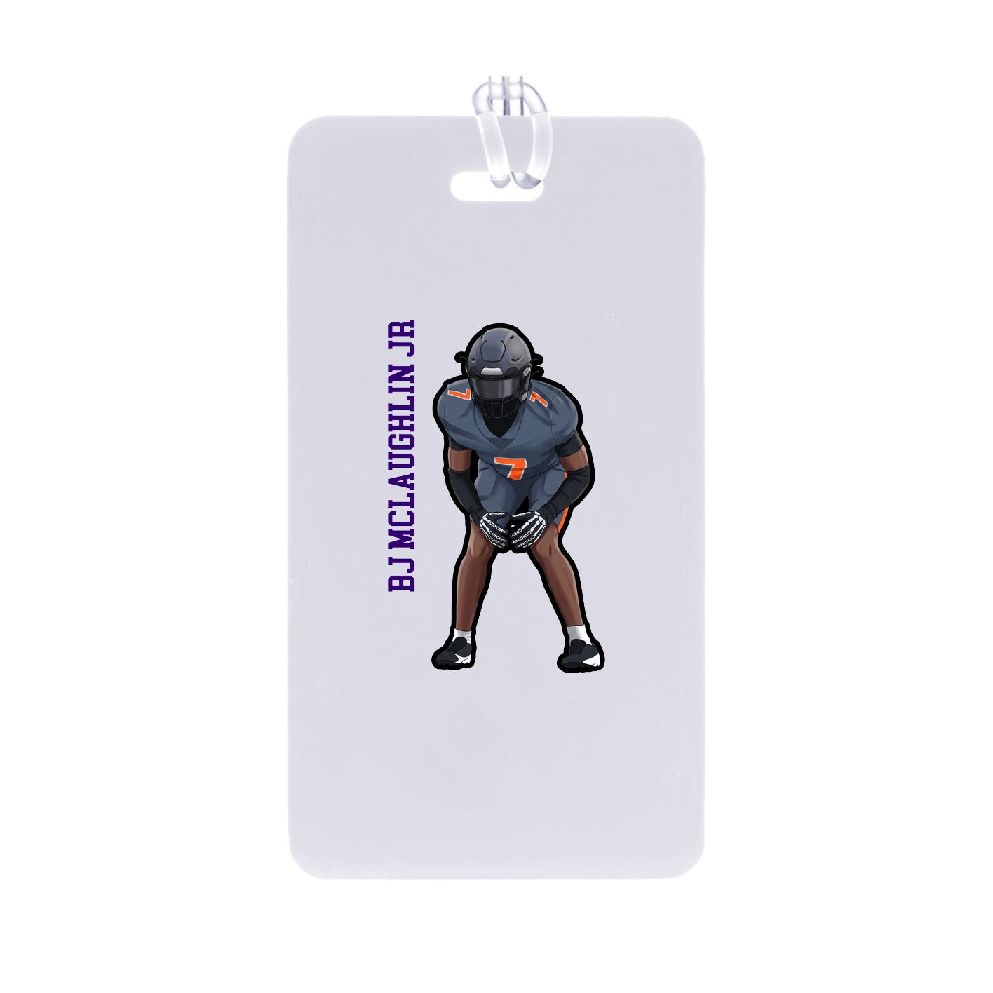 Bag Tag — Name Vertical in Classic