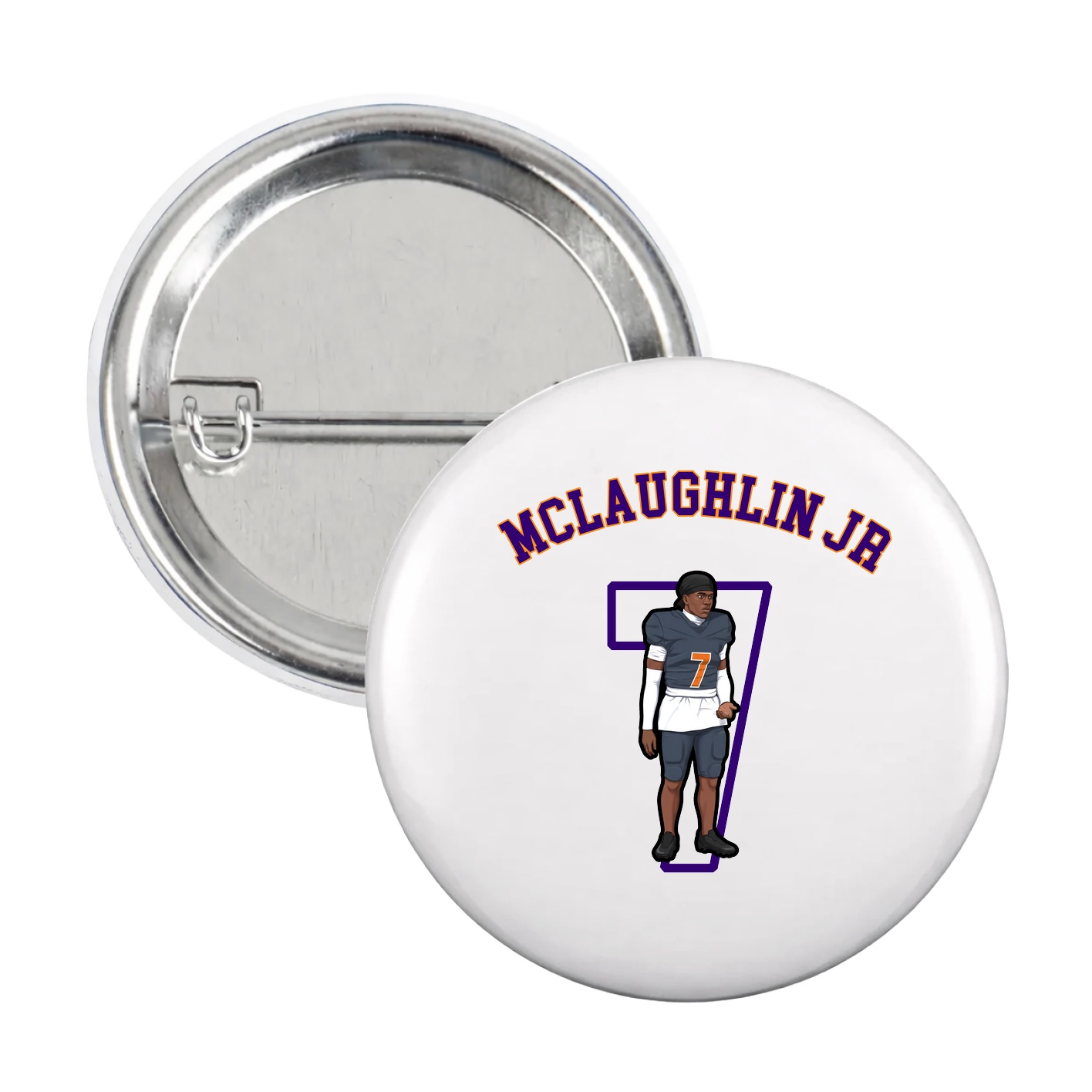 Game Day Button — Shirsey Arch in White