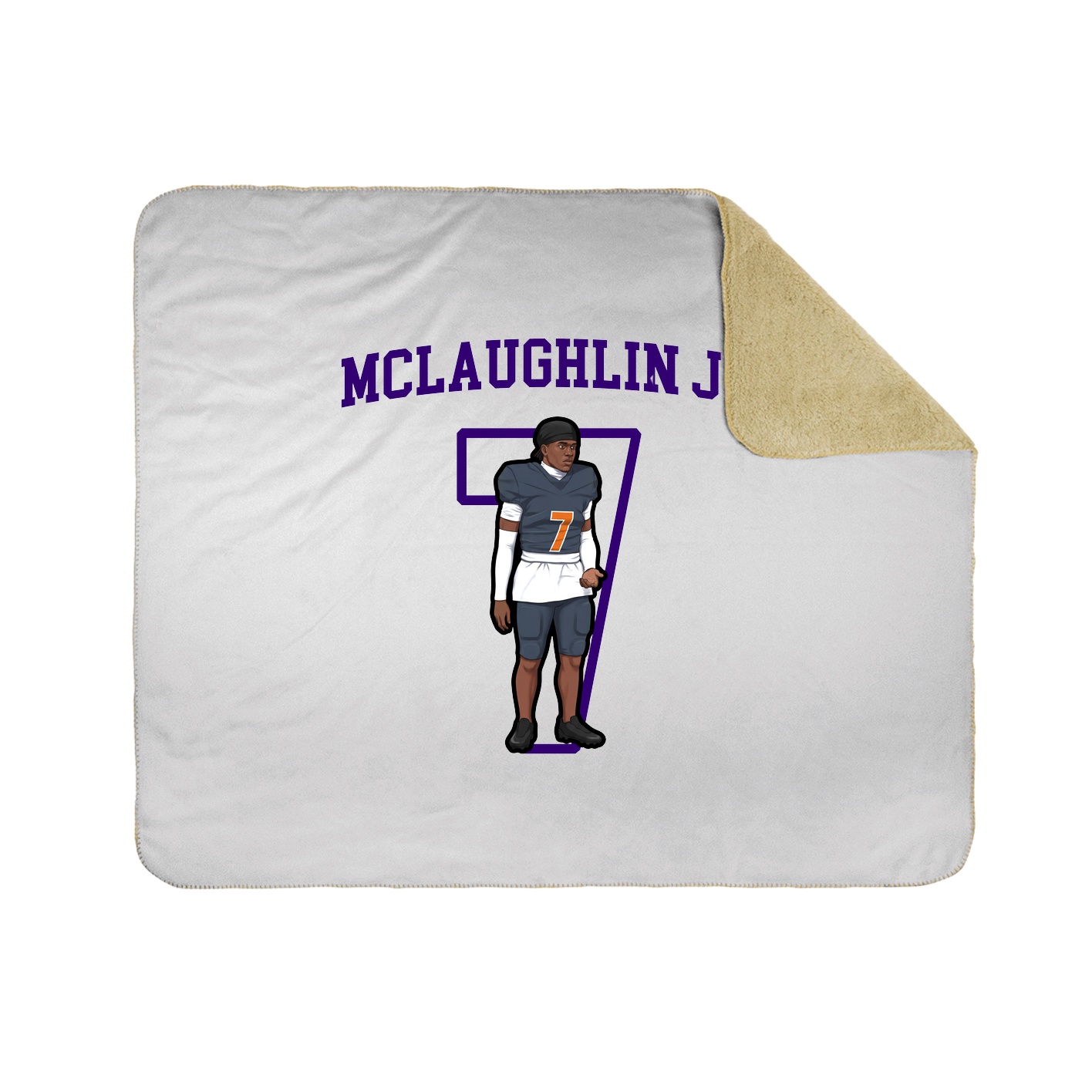 Throw Blanket — Shirsey in White