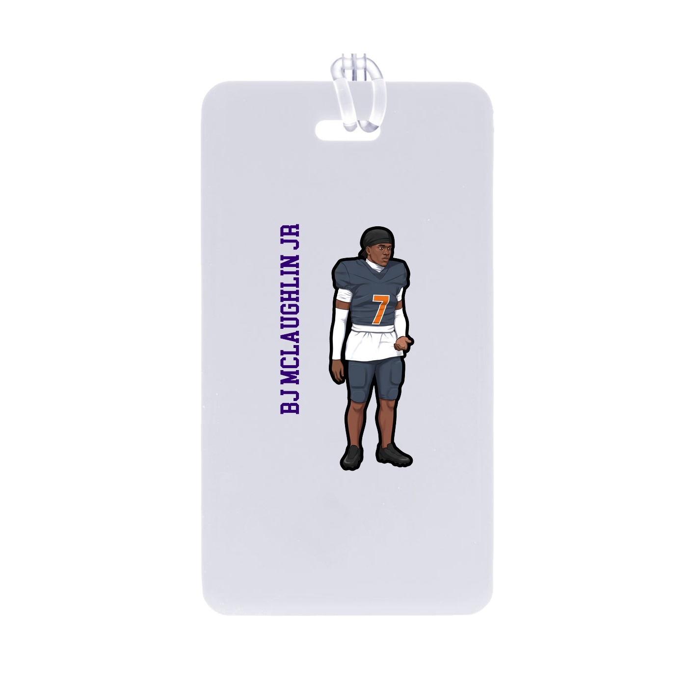 Bag Tag — Name Vertical in Classic