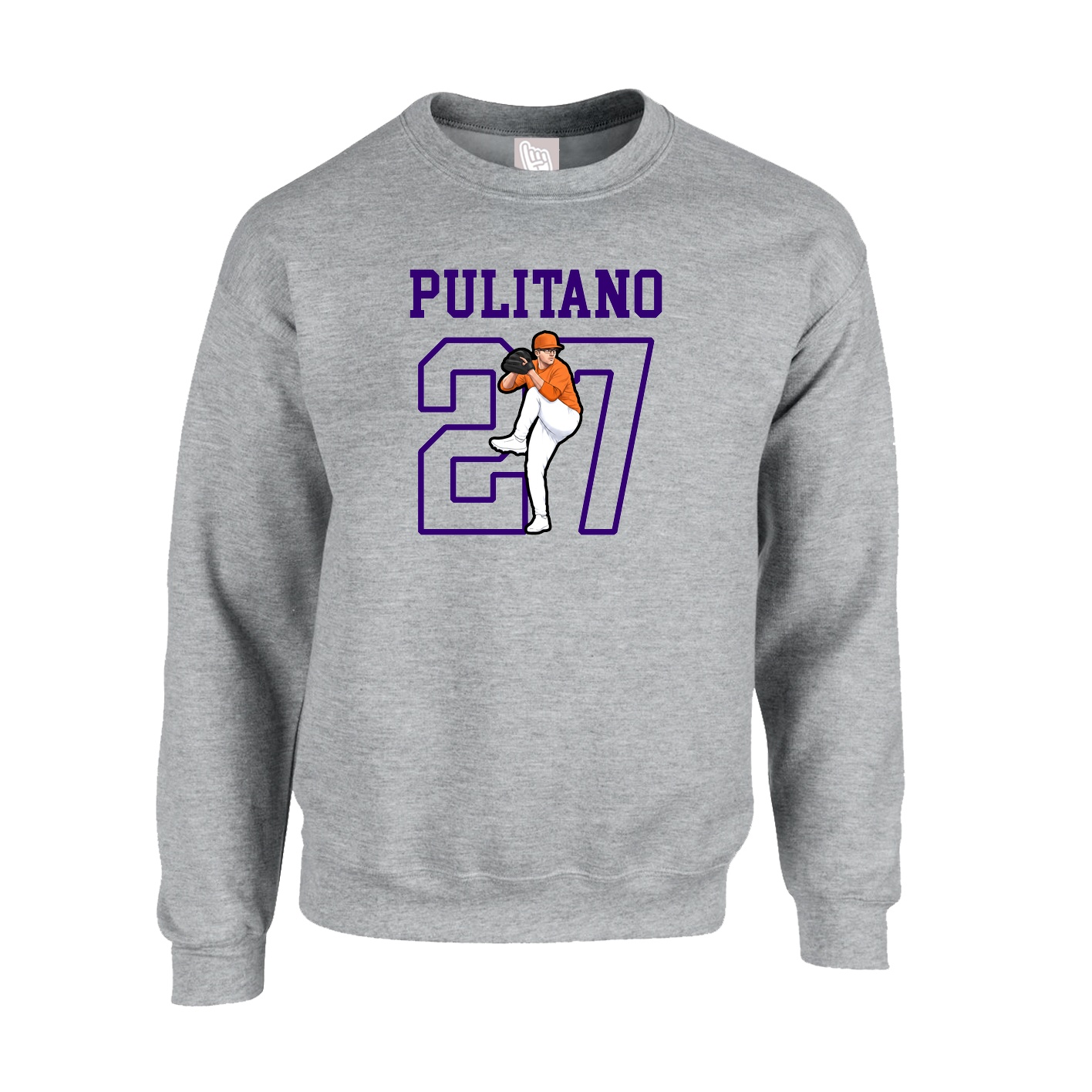 Fleece Crew — Shirsey in Grey