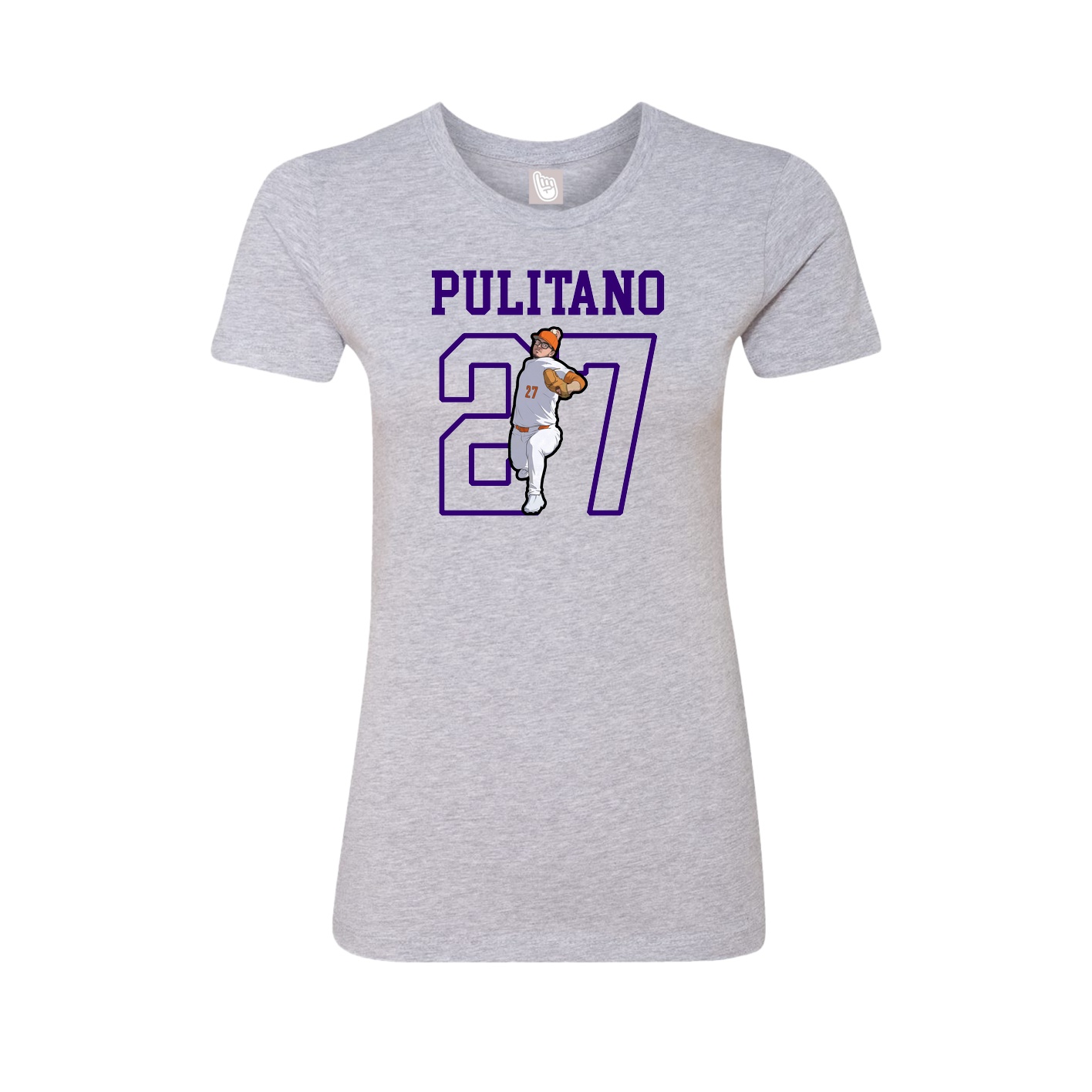 Fitted Women's Tee — Shirsey in Grey