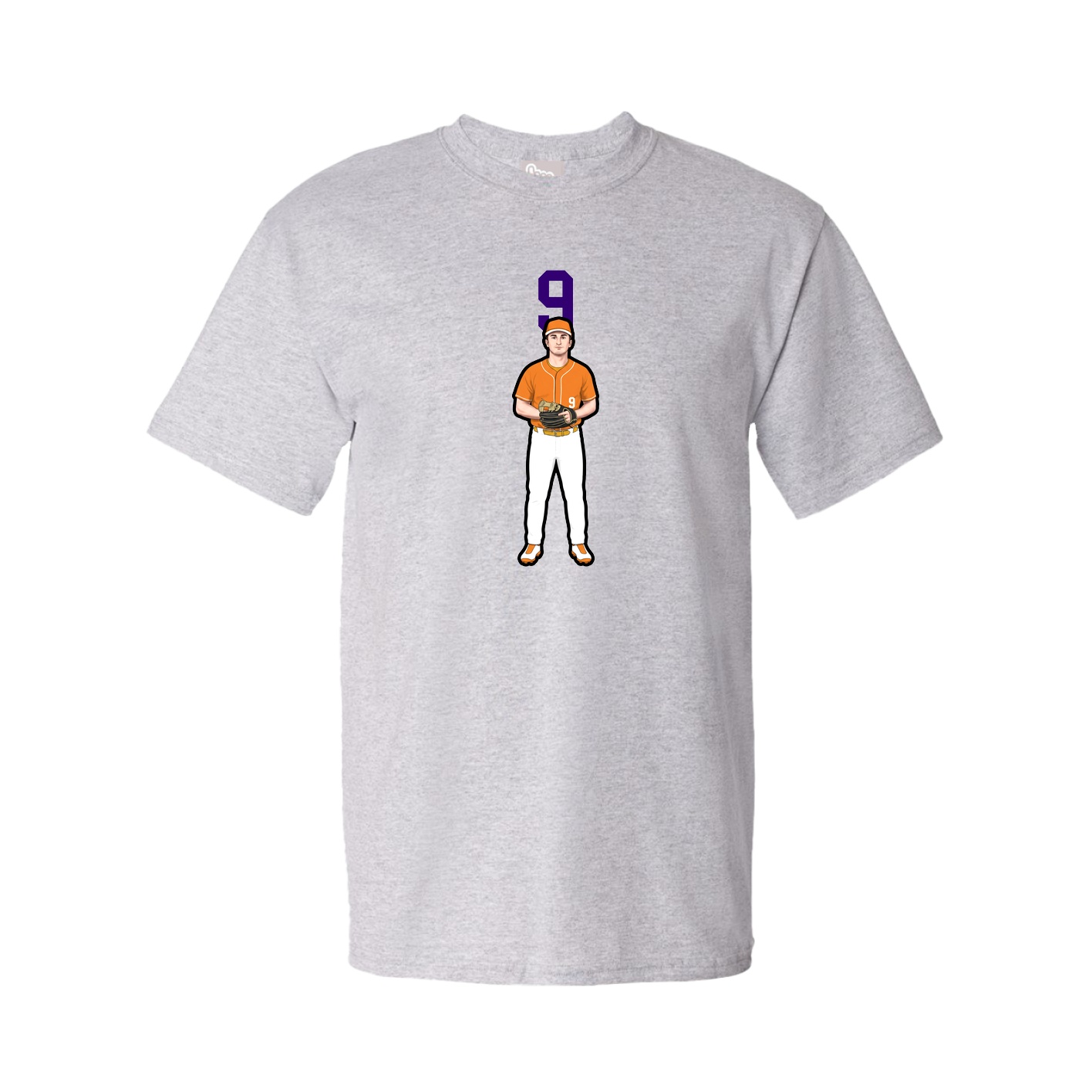Tee — Number Top in Grey