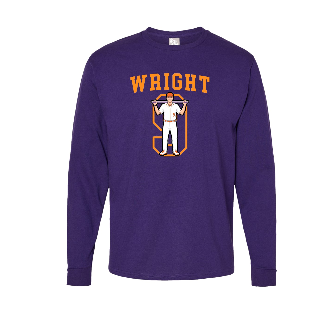 Long Sleeve Tee — Shirsey in Purple