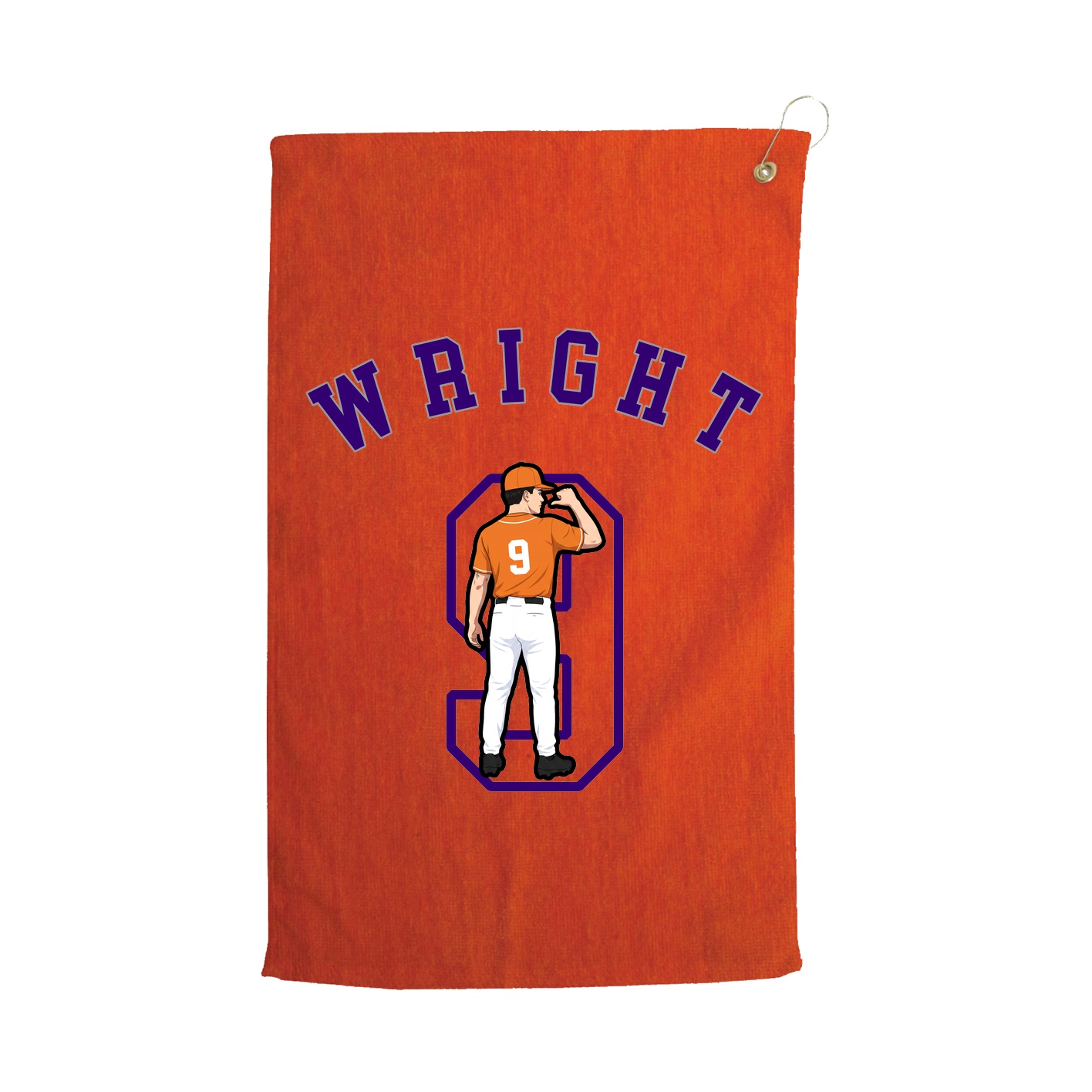 Golf Towel — Shirsey Arch in Orange