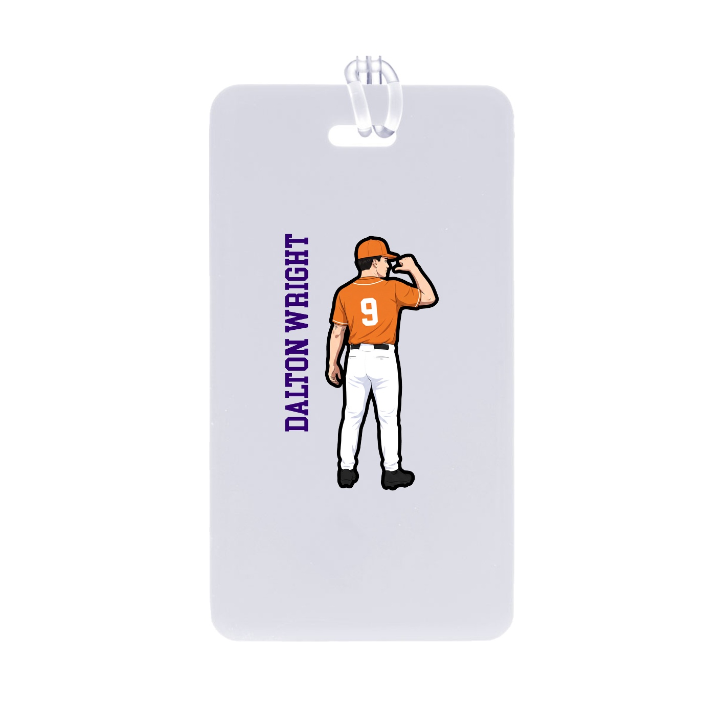 Bag Tag — Name Vertical in Classic