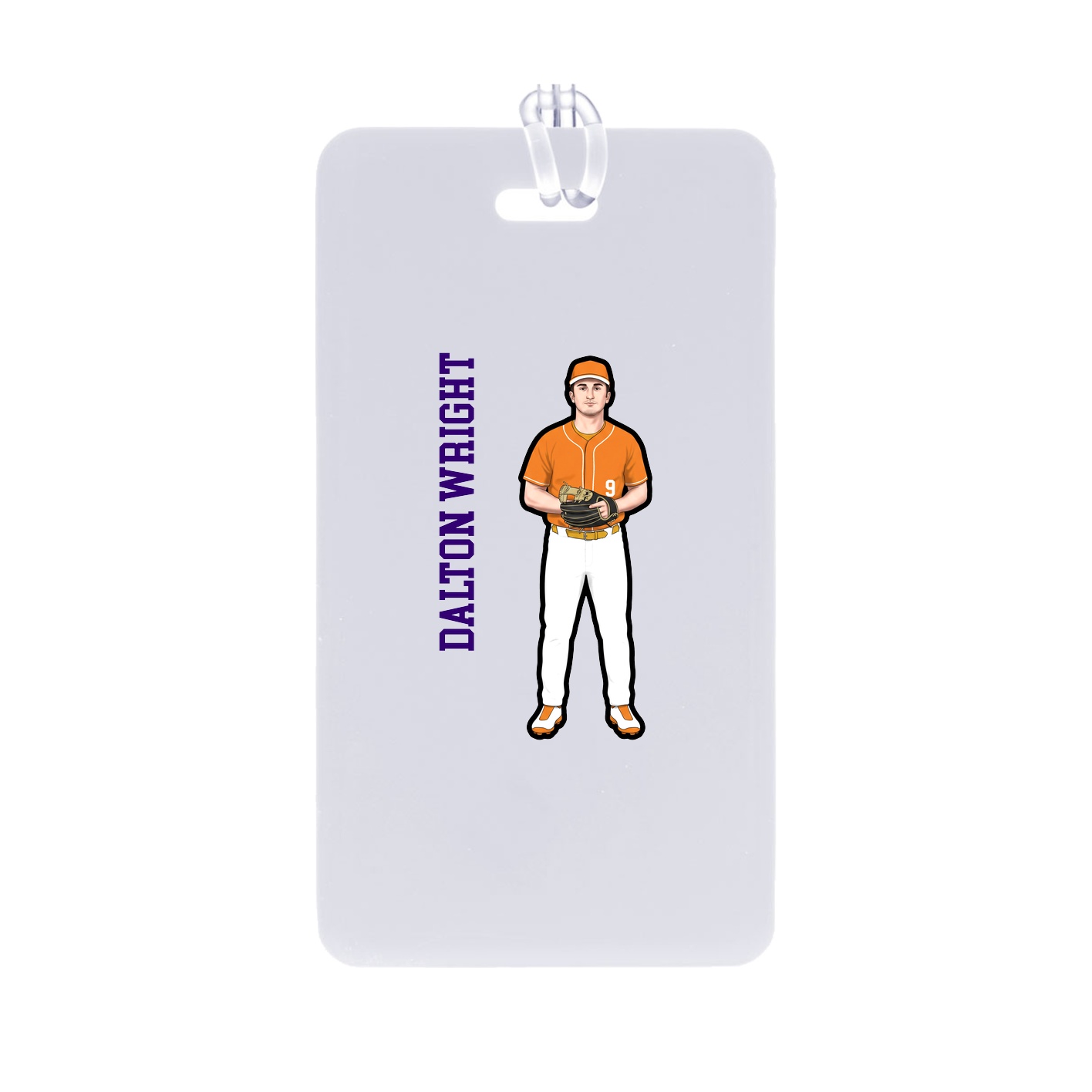 Bag Tag — Name Vertical in Classic