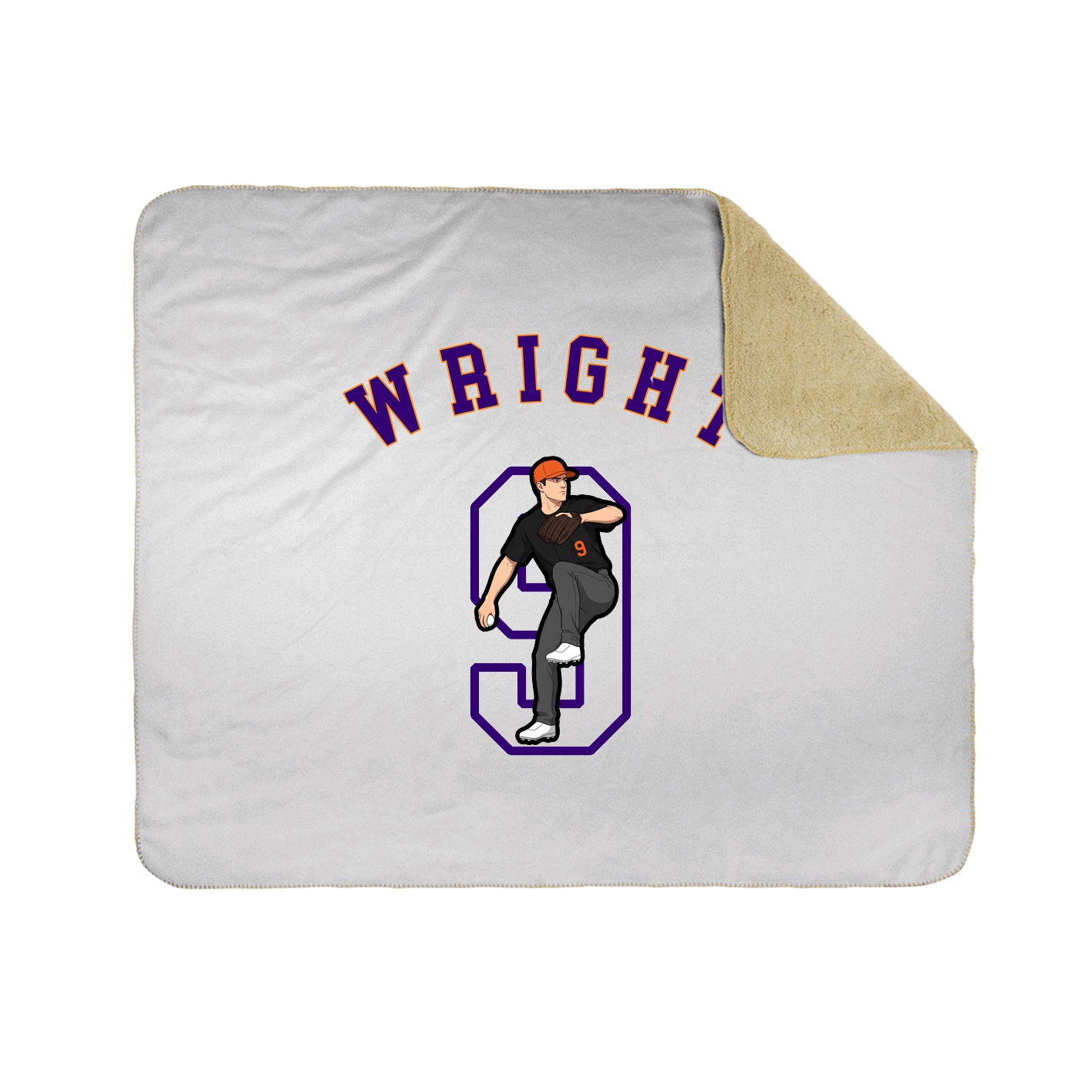 Throw Blanket — Shirsey Arch in White