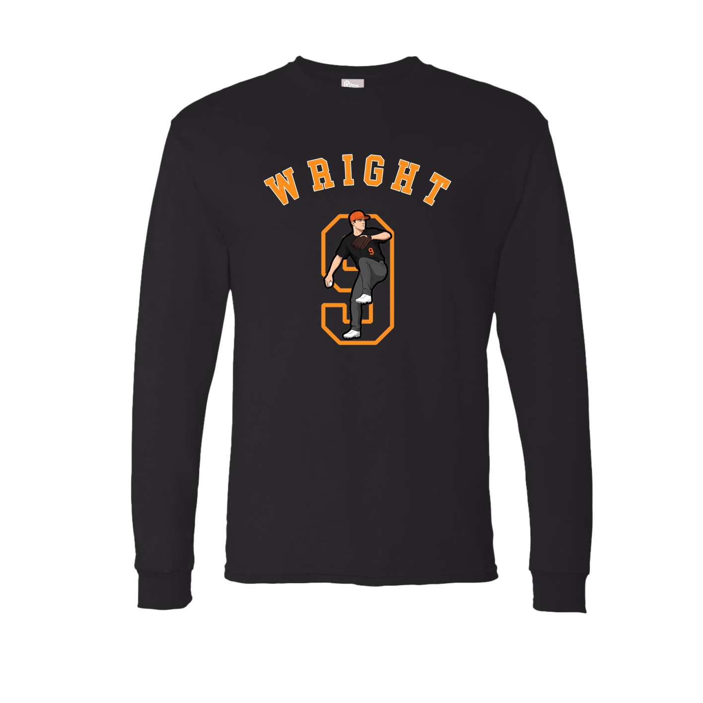 Long Sleeve Tee — Shirsey Arch in Black