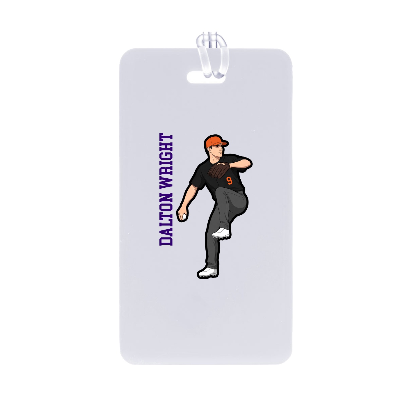 Bag Tag — Name Vertical in Classic