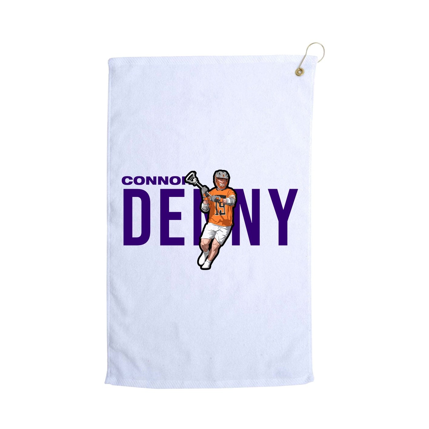 Golf Towel — Player Name in White