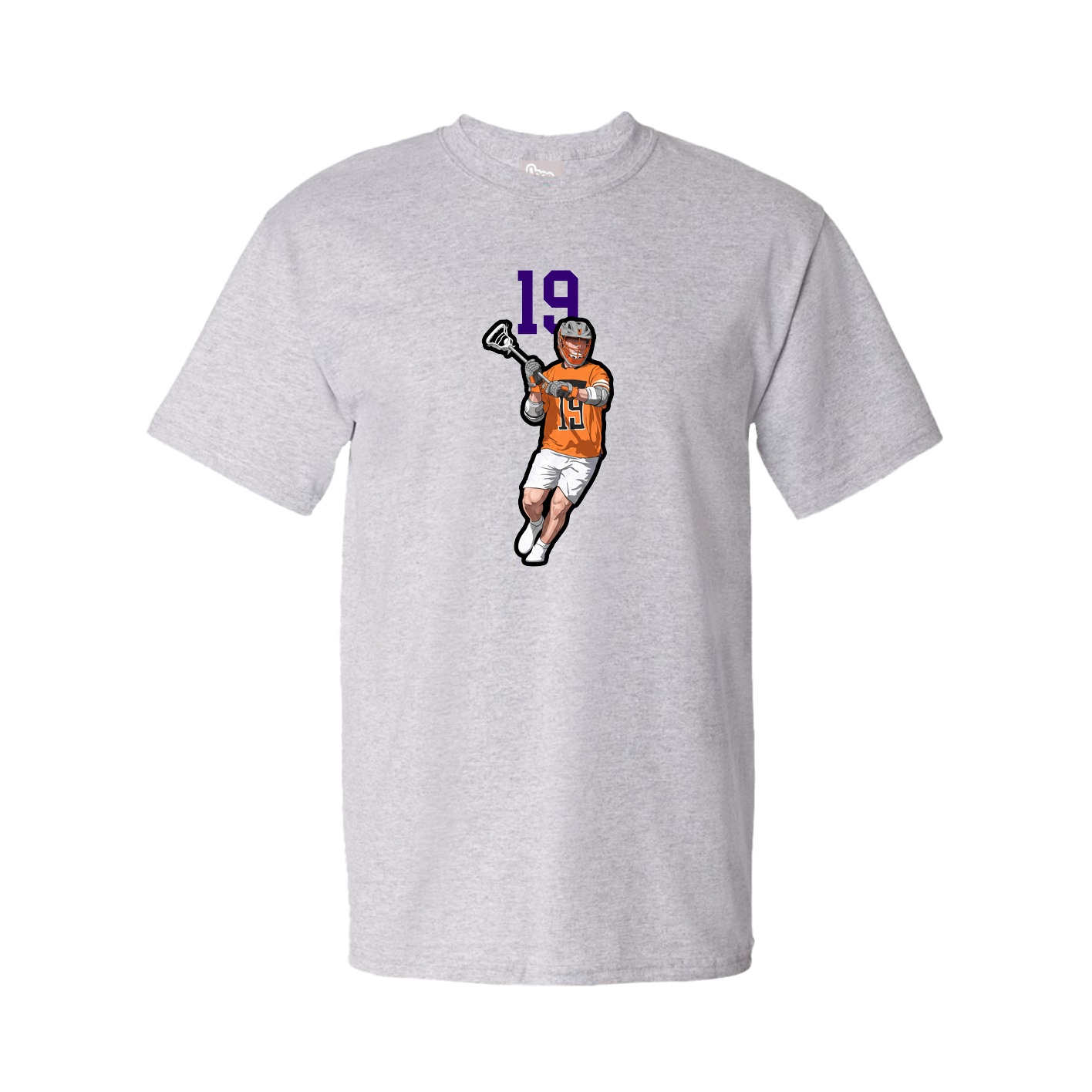 Tee — Number Top in Grey