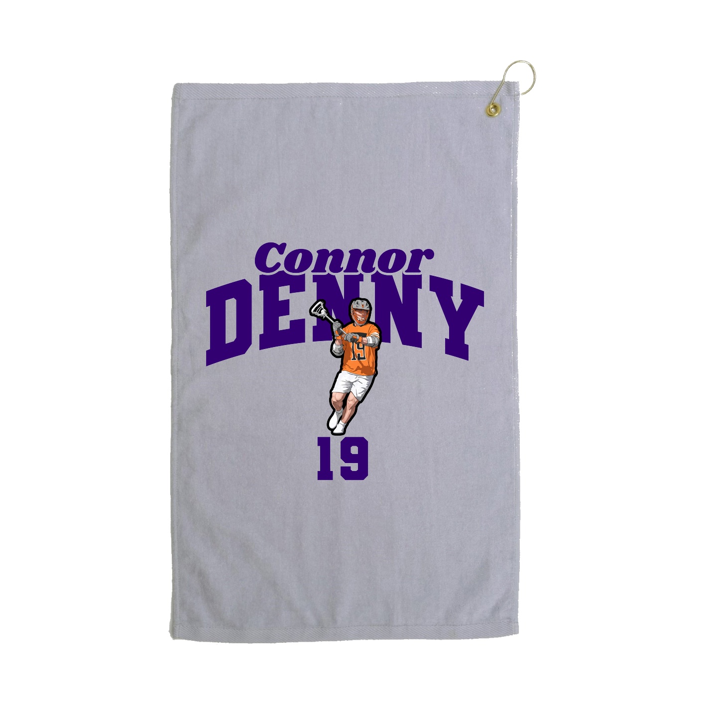 Golf Towel — Signature Arch in Grey