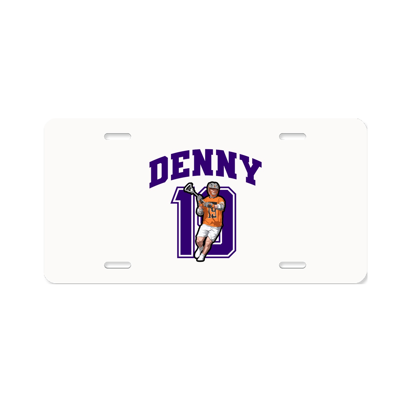License Plate — Number in Classic