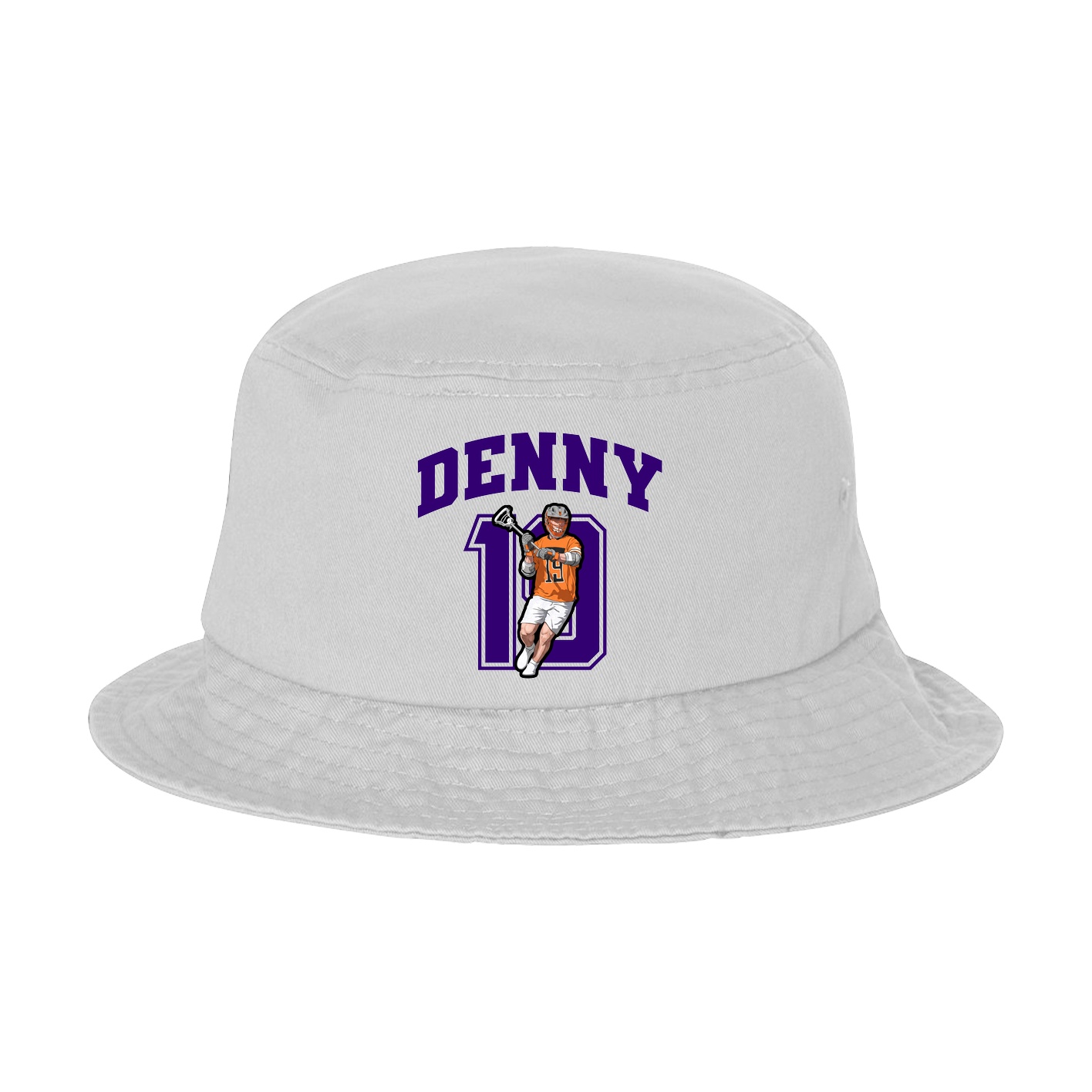 Bucket Cap — Number in White