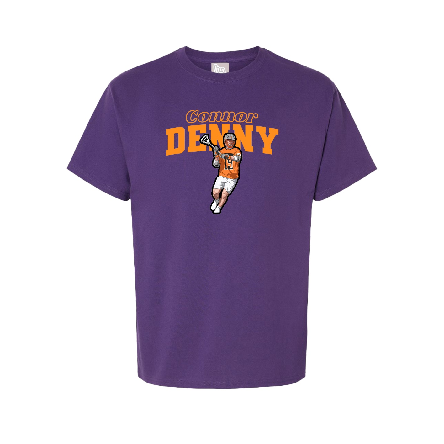Youth Tee — Name Arch in Purple