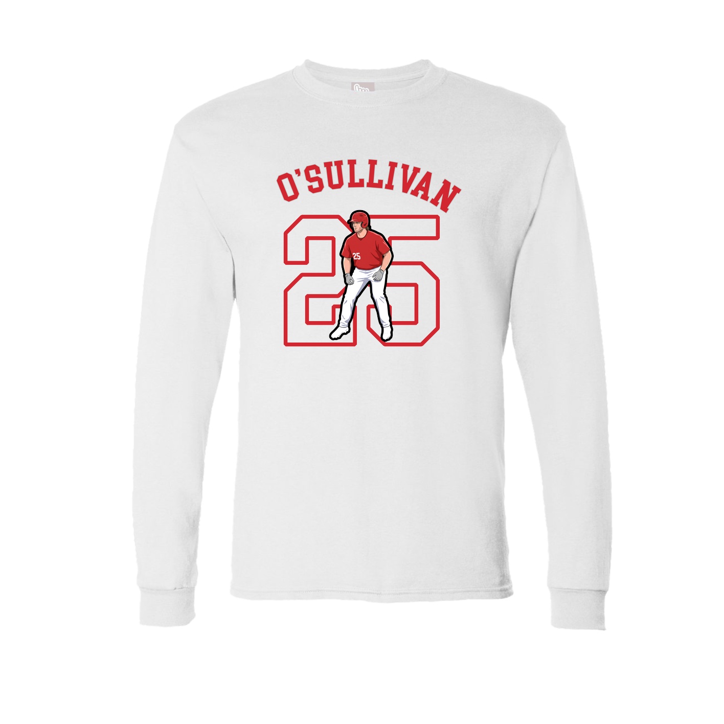 Long Sleeve Tee — Shirsey Arch in White