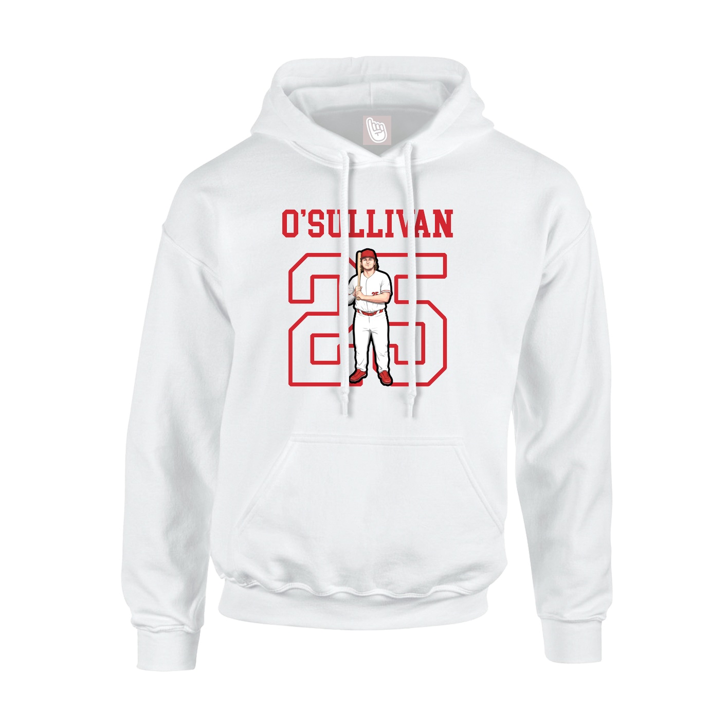 Hoodie — Shirsey in White