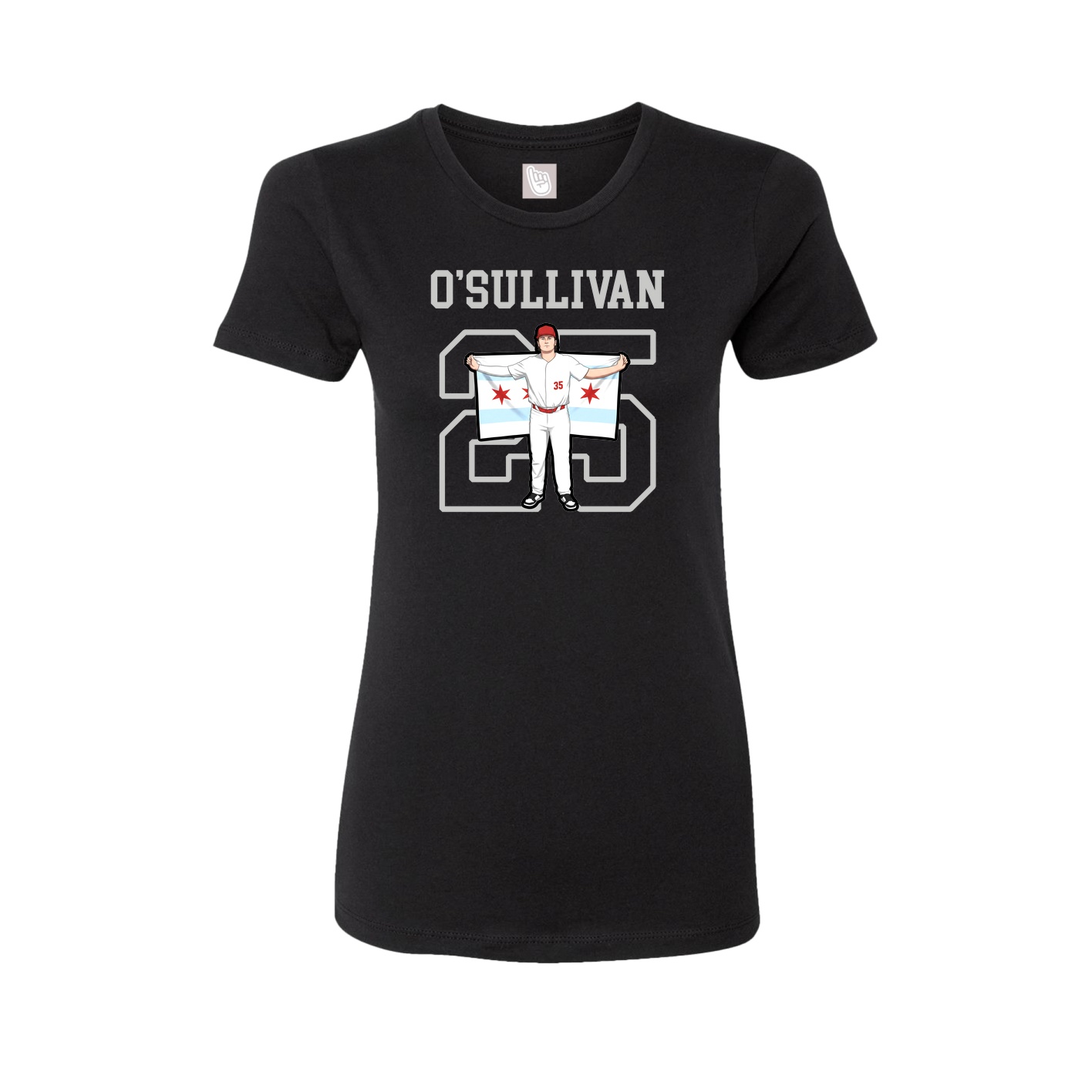 Fitted Women's Tee — Shirsey in Black