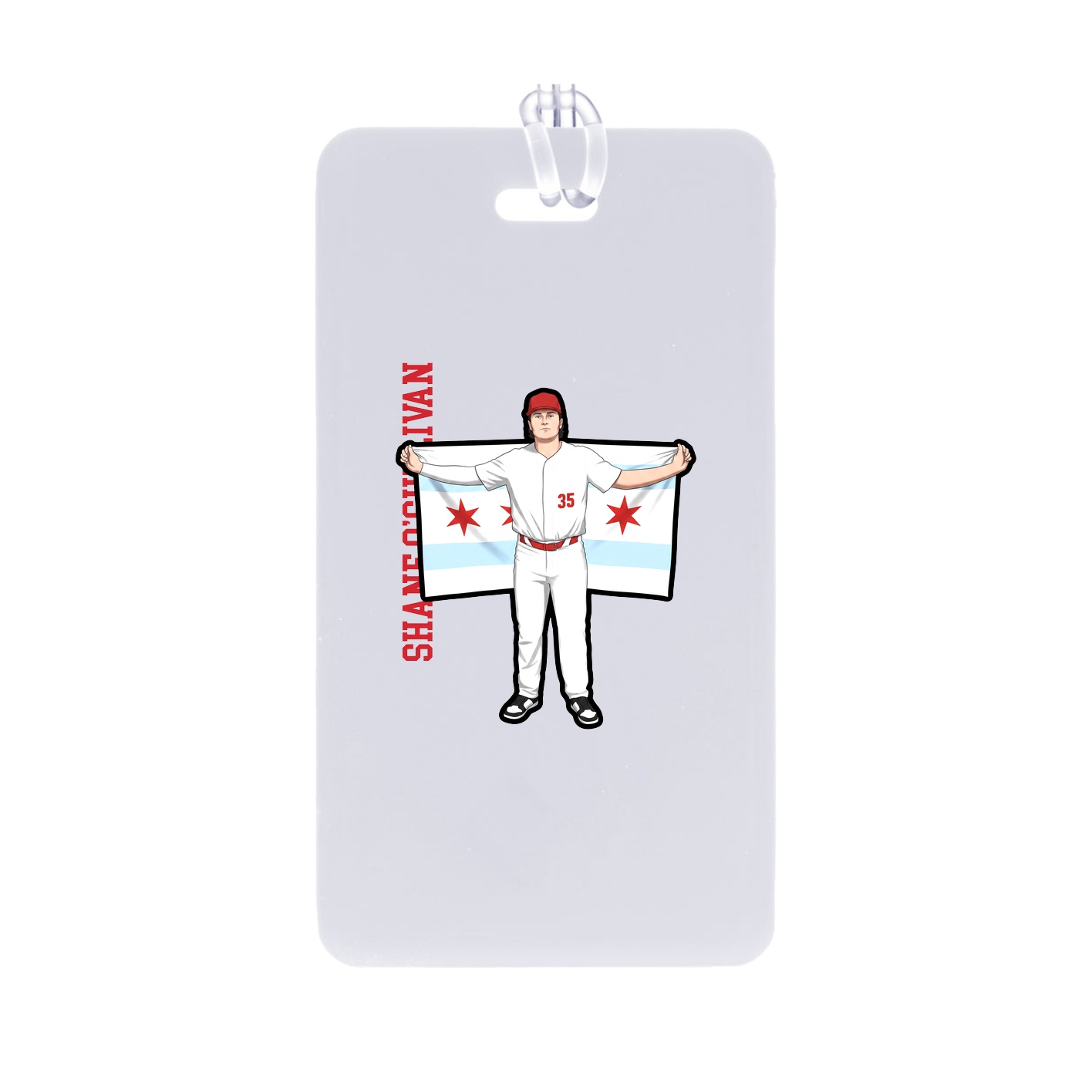 Bag Tag — Name Vertical in Classic