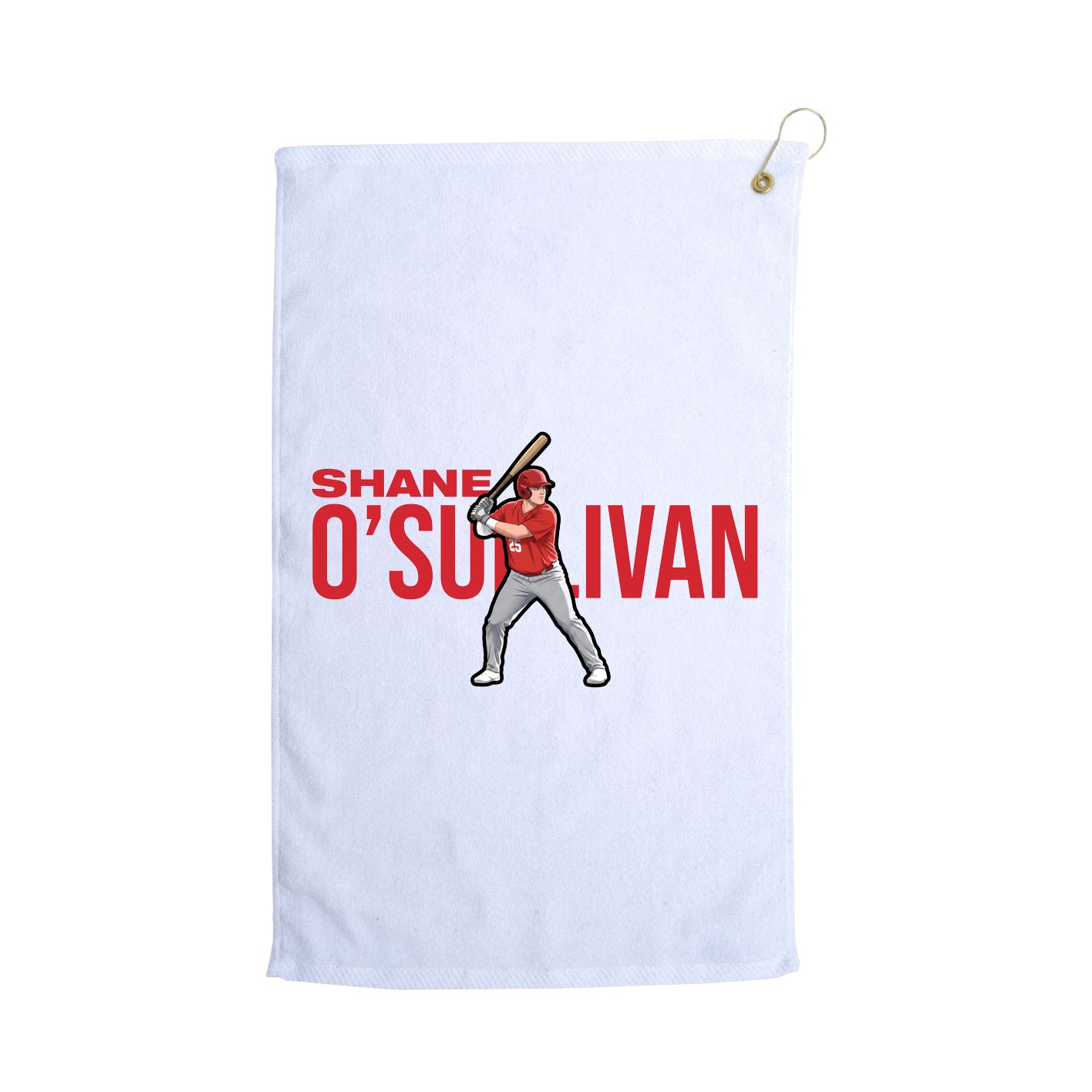 Golf Towel — Player Name in White