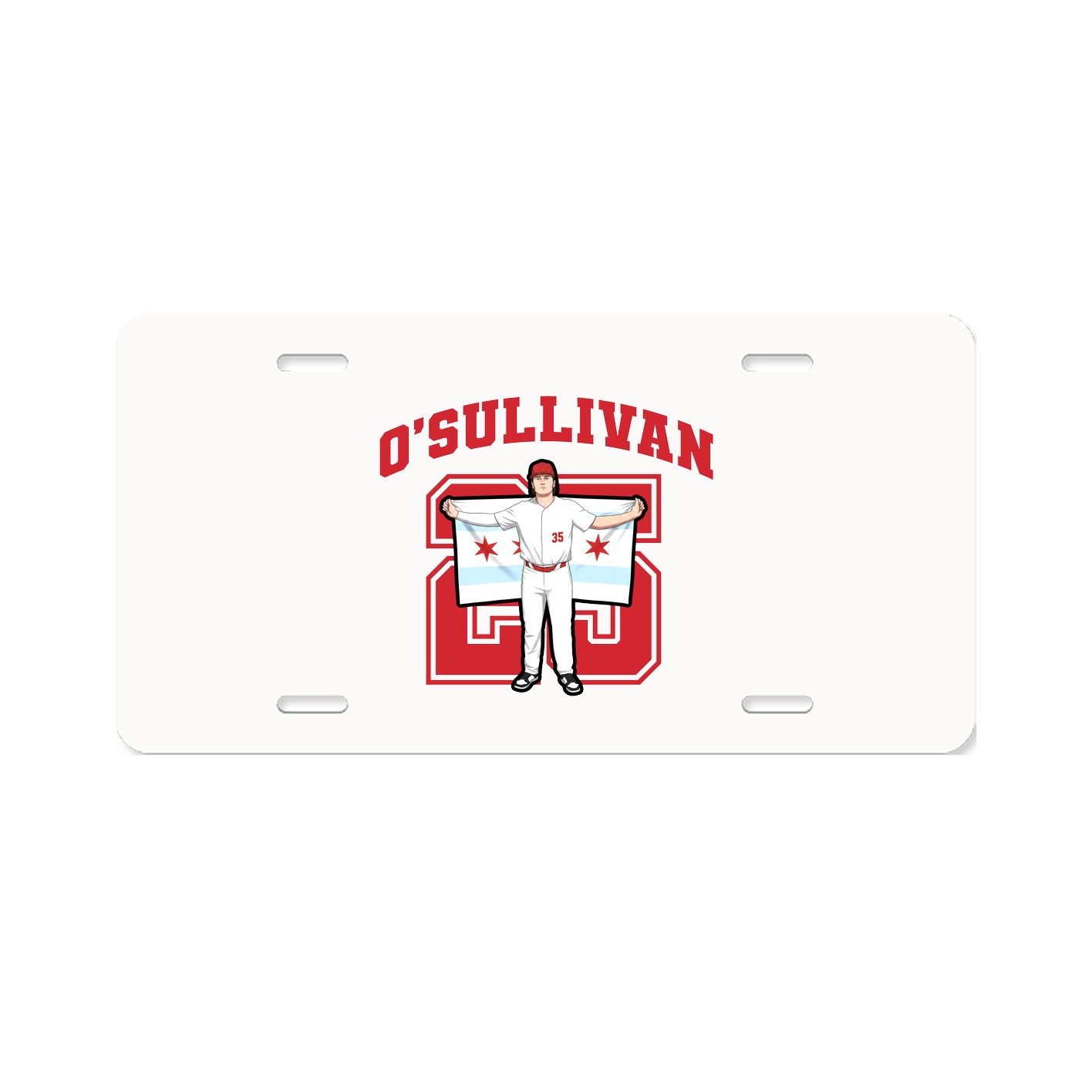 License Plate — Number in Classic