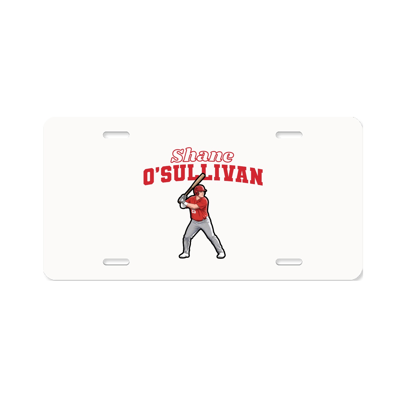 License Plate — Name Arch in Classic