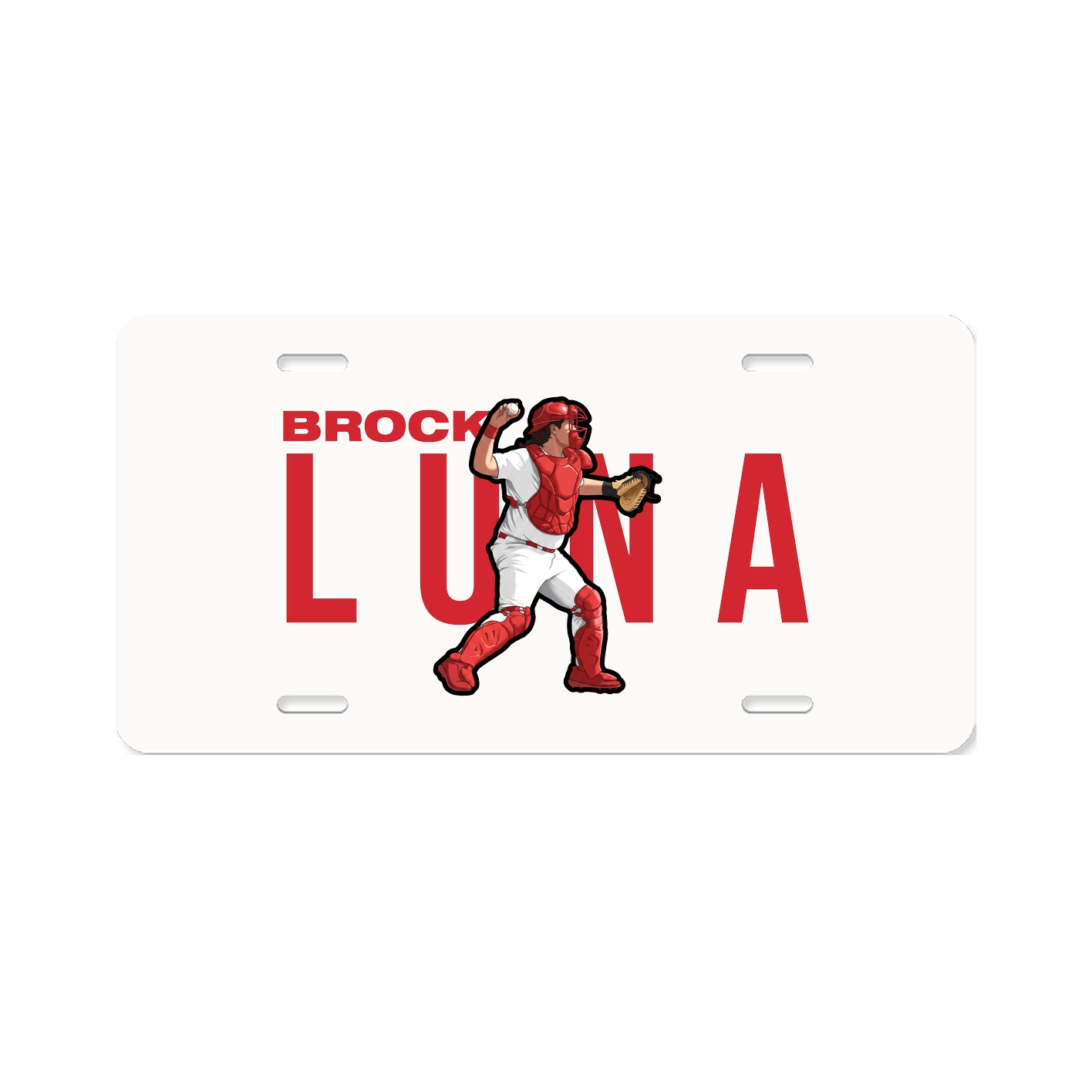 License Plate — Player Name in Classic