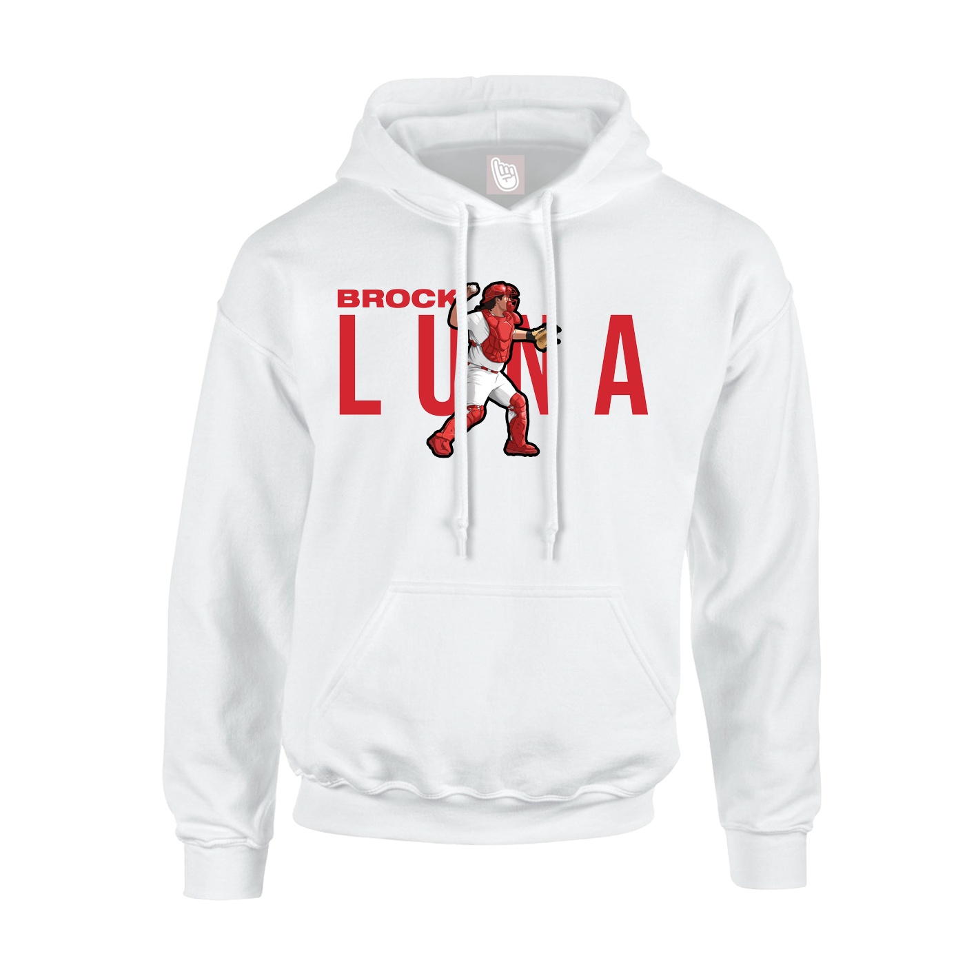 Hoodie — Player Name in White