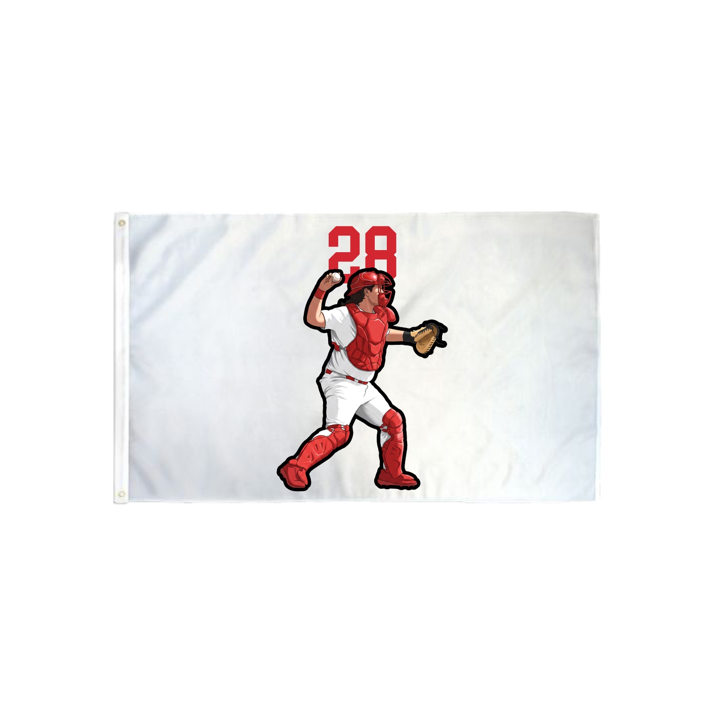 3x5 Flag — Number Top in Classic