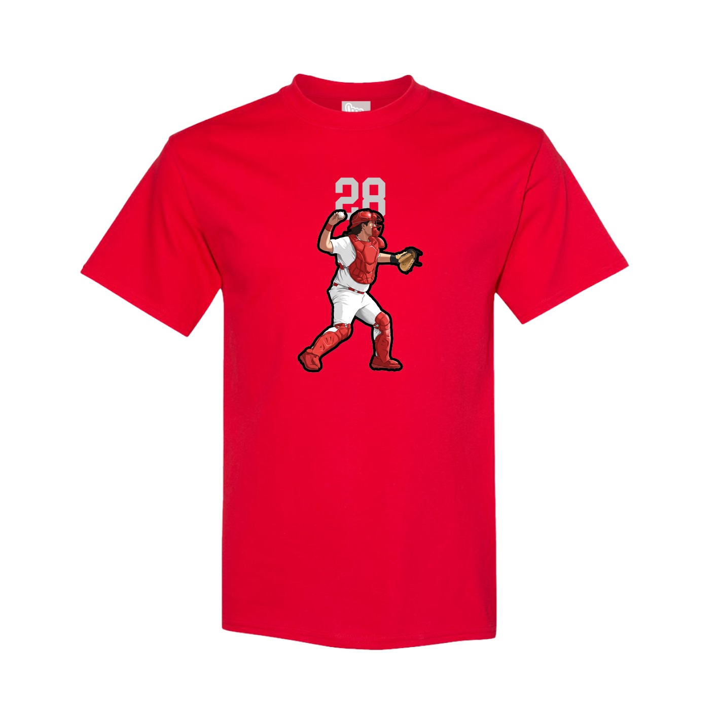 Tee — Number Top in Red