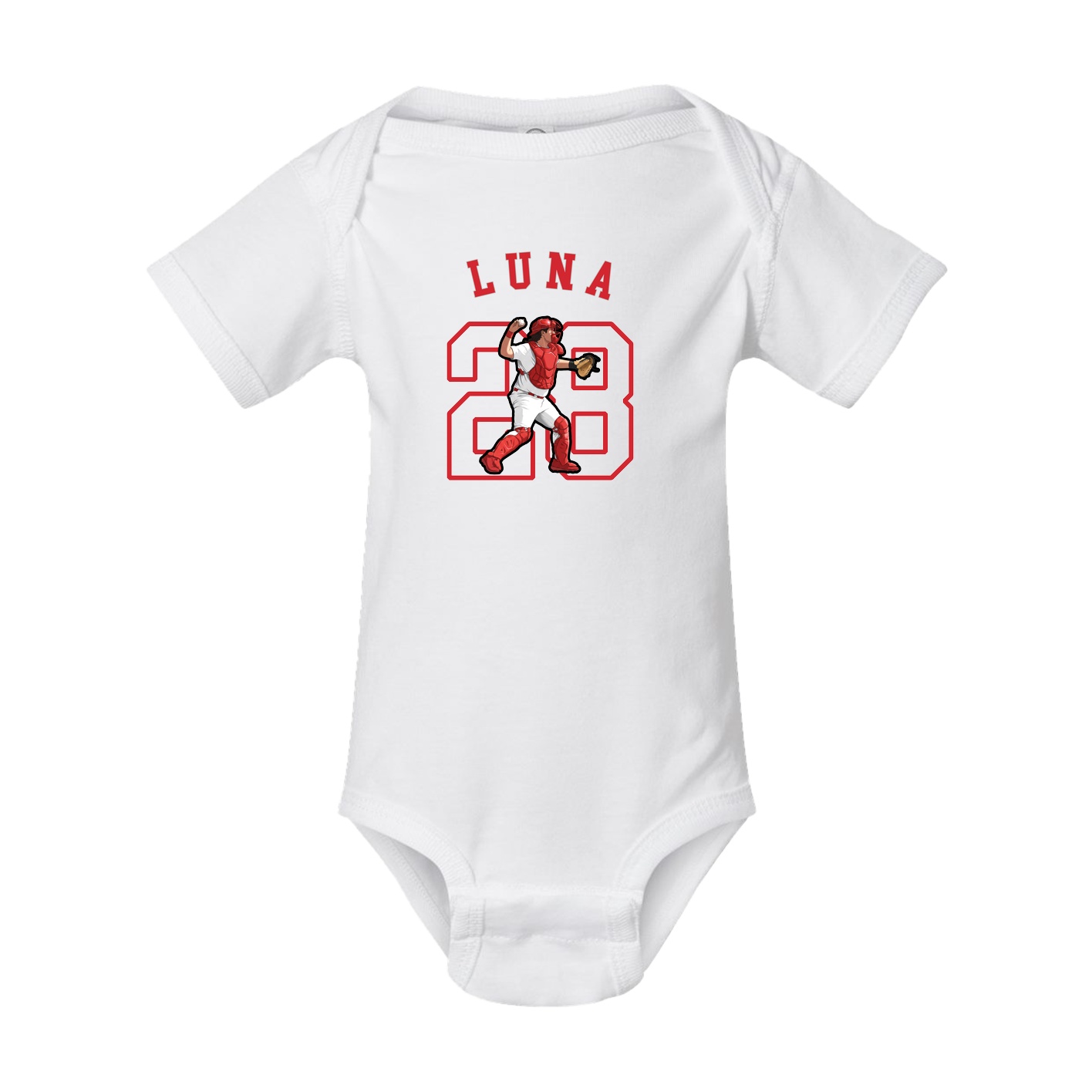 Baby Onesie — Shirsey Arch in White