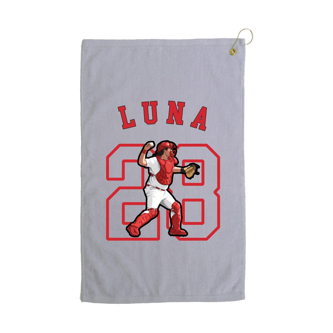 Golf Towel — Shirsey Arch in Grey