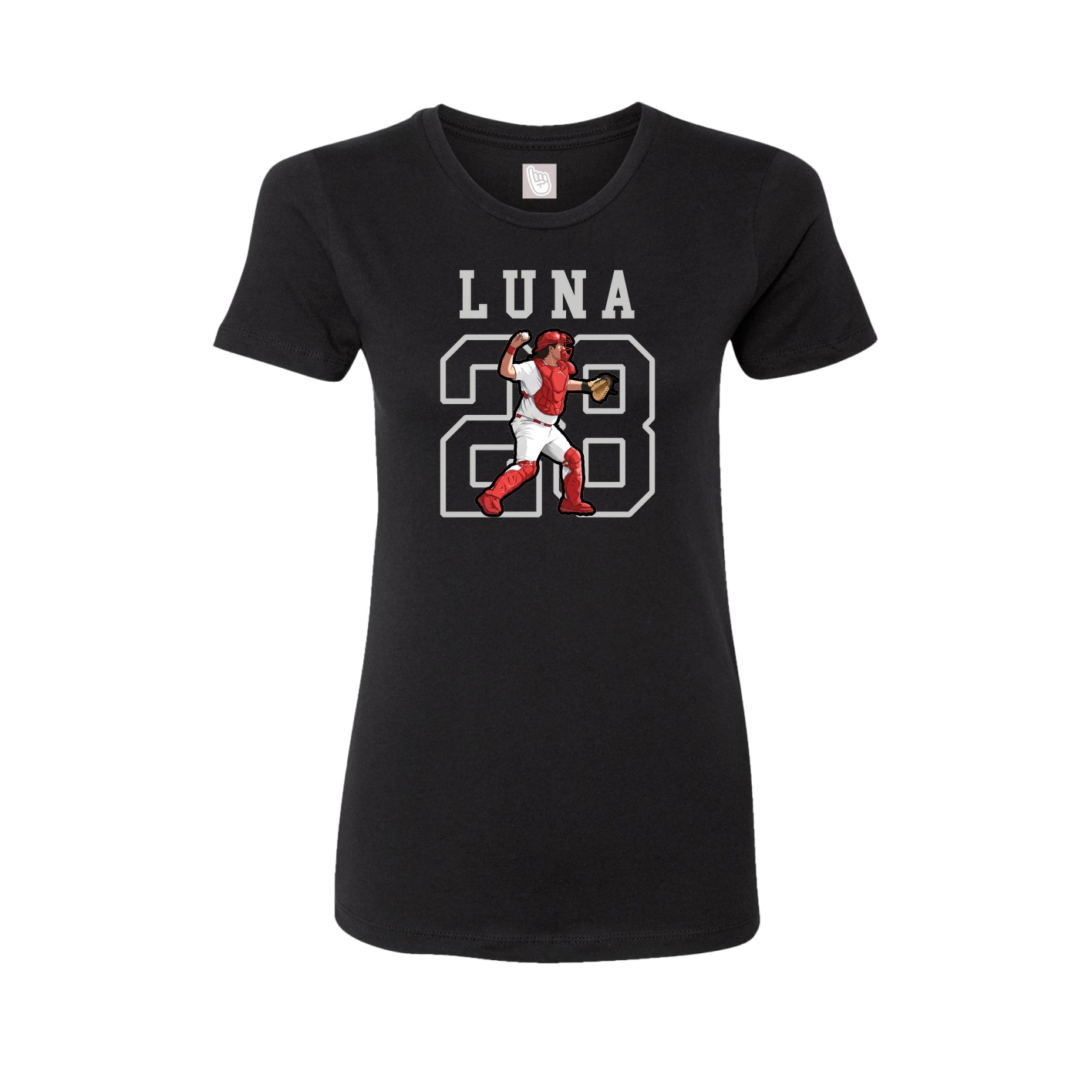 Fitted Women's Tee — Shirsey in Black