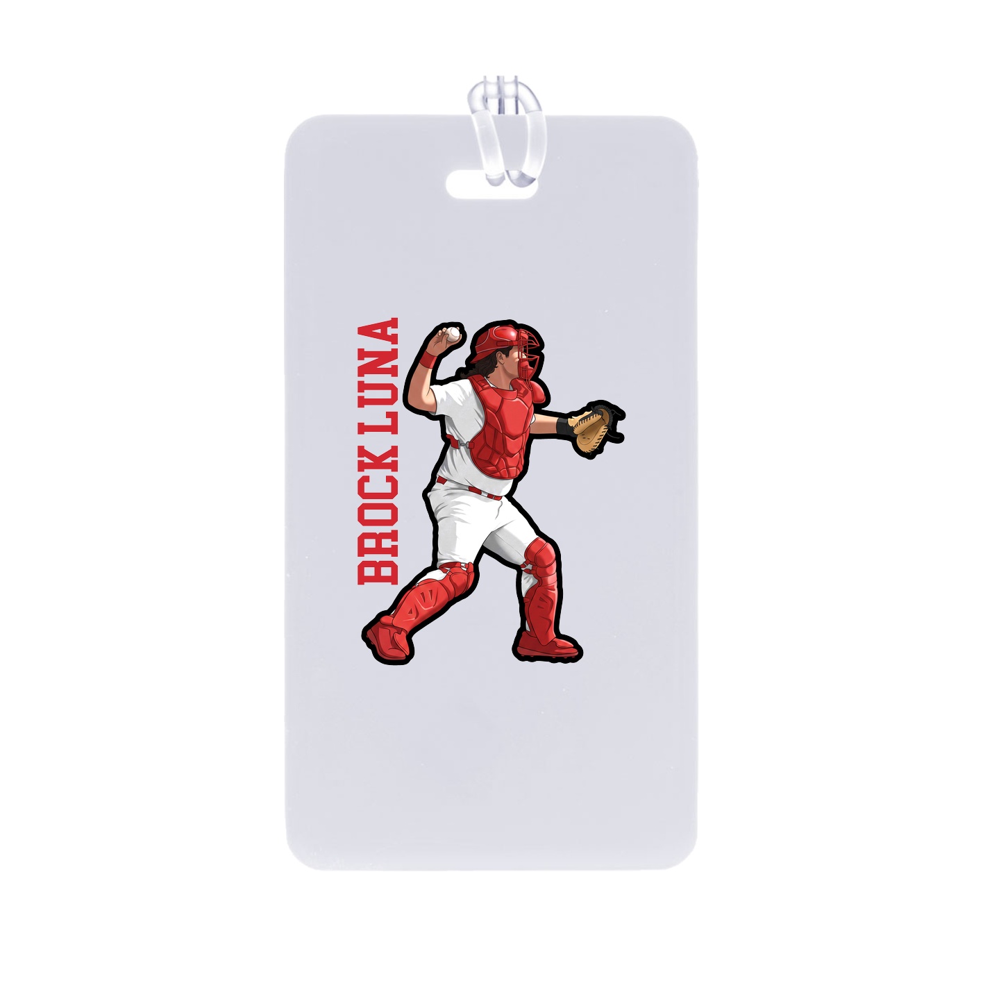 Bag Tag — Name Vertical in Classic