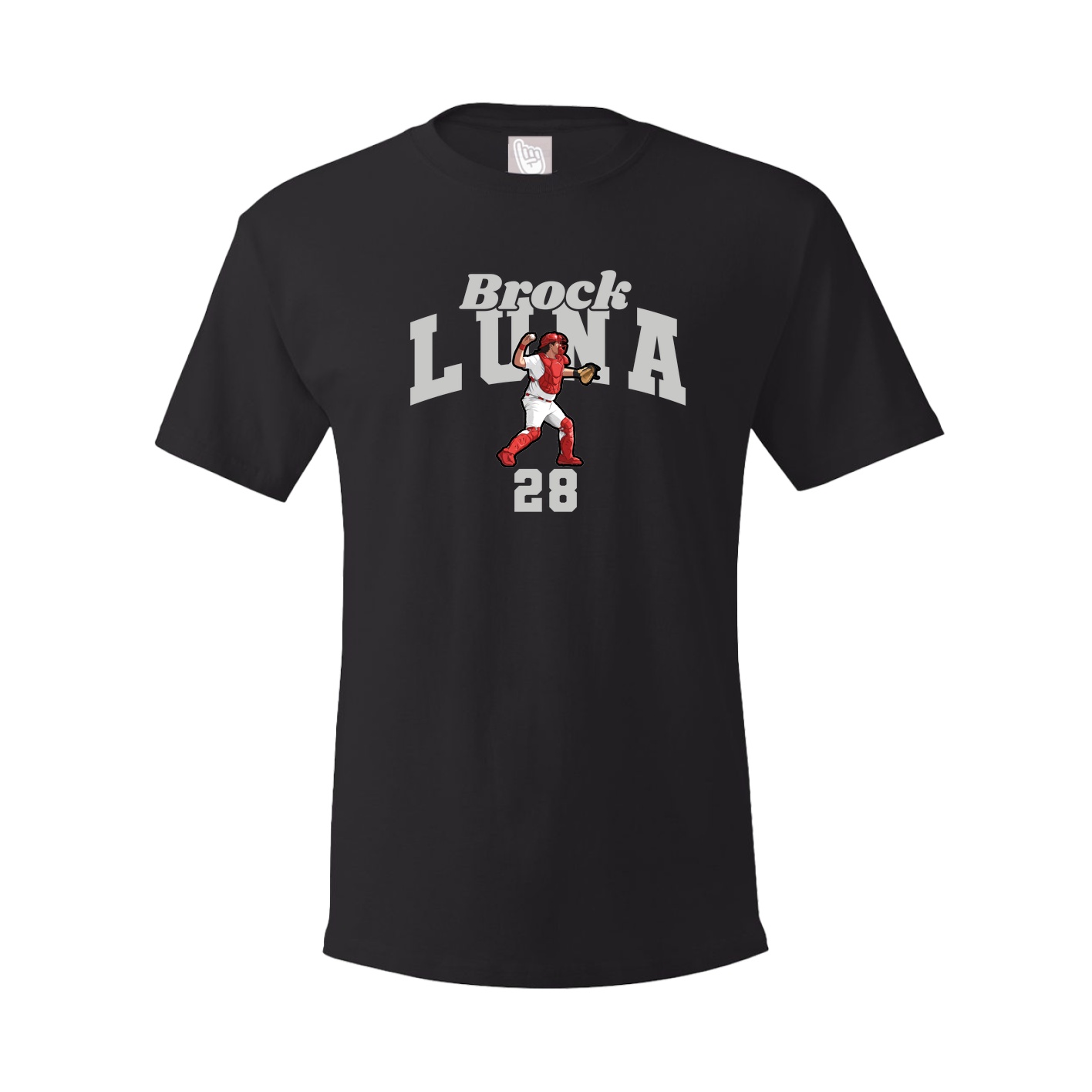 Youth Tee — Signature Arch in Black