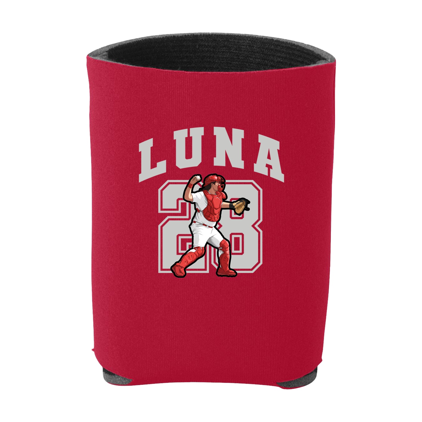 Can Holder — Number in Red