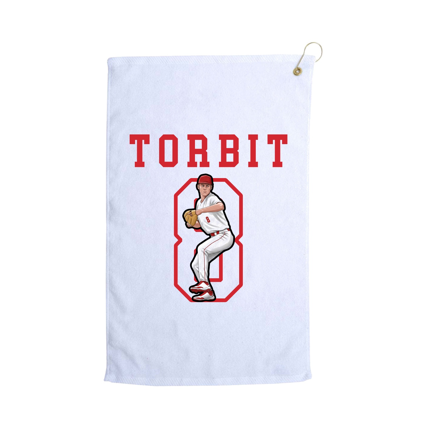 Golf Towel — Shirsey in White