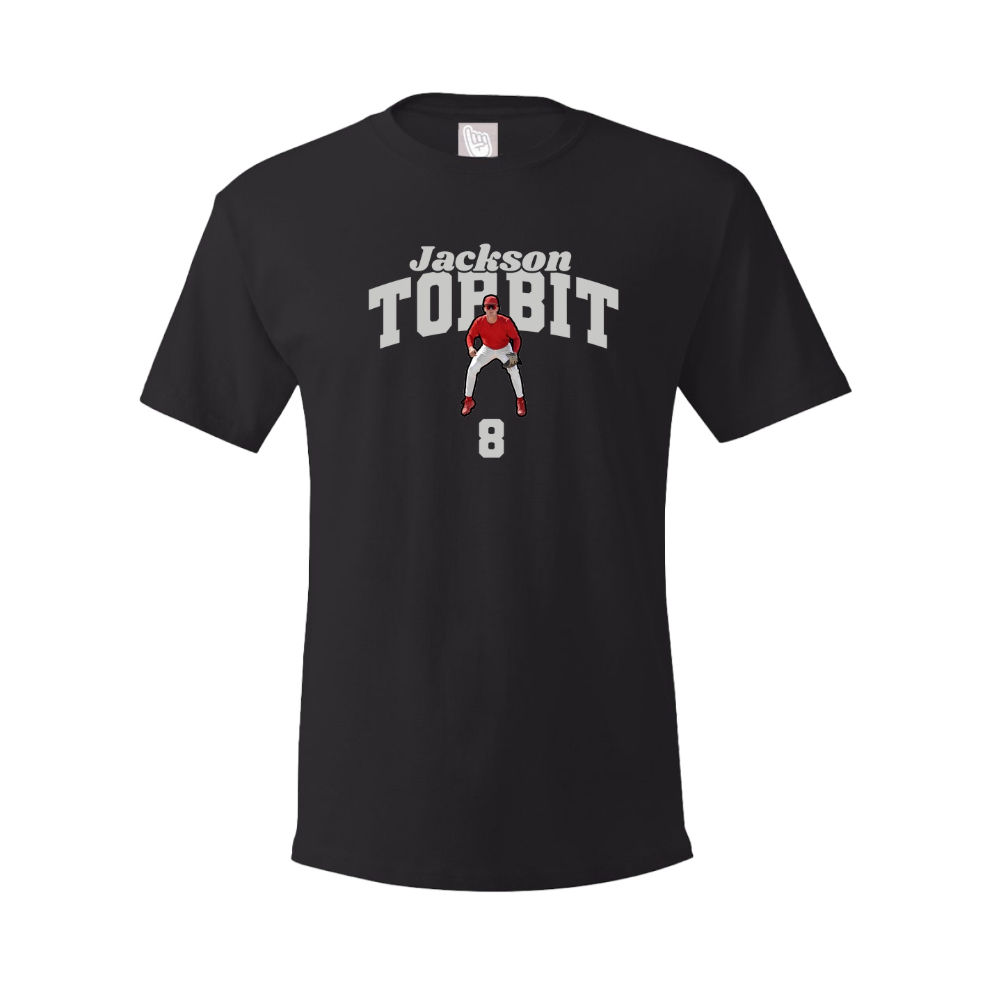 Tee — Signature Arch in Black