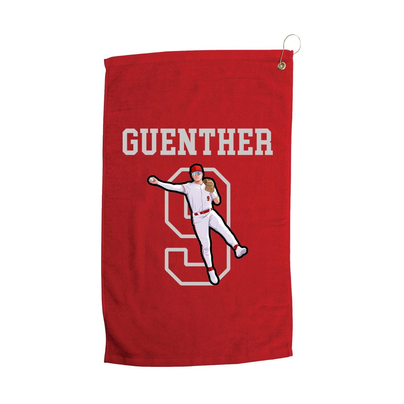 Golf Towel — Shirsey in Red
